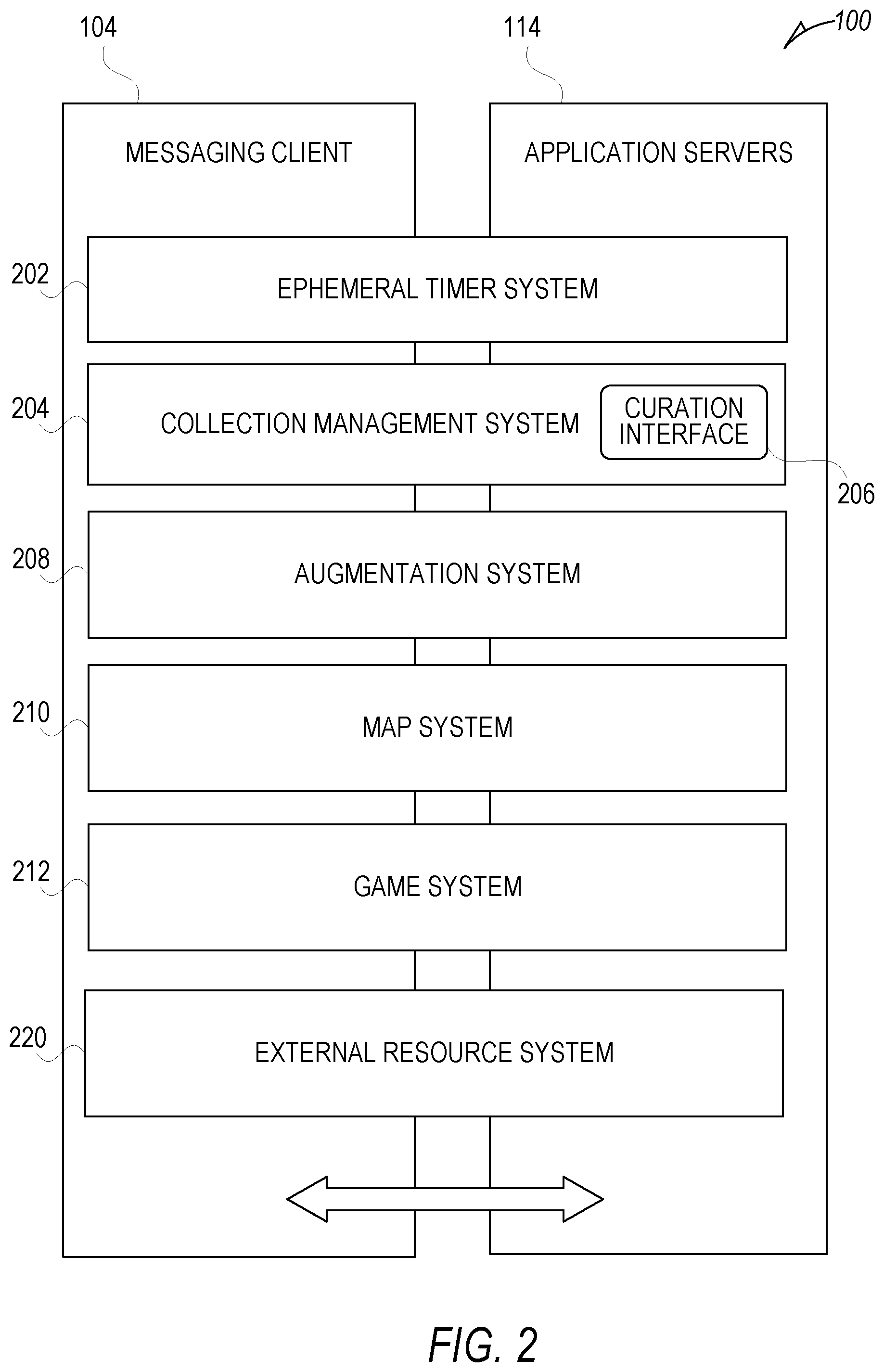 Patent US12472435 Figure 2 – External controller for an eyewear device