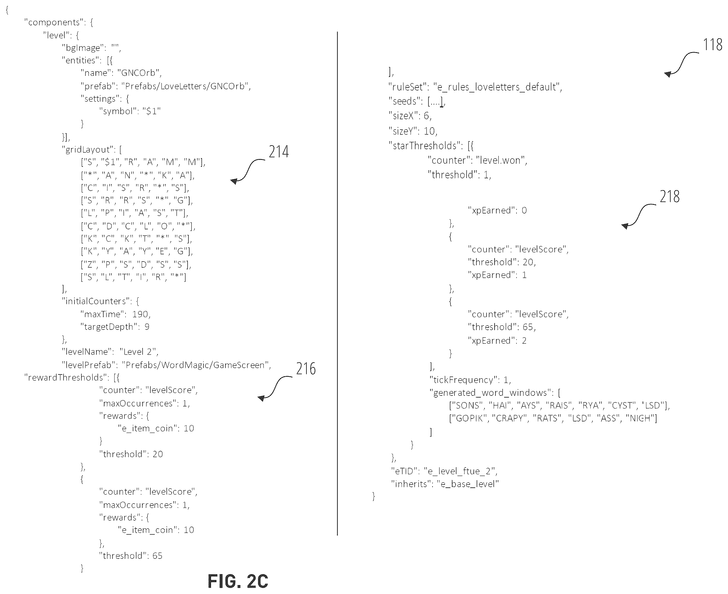 Patent US12472436 Figure 4 – Game definition file