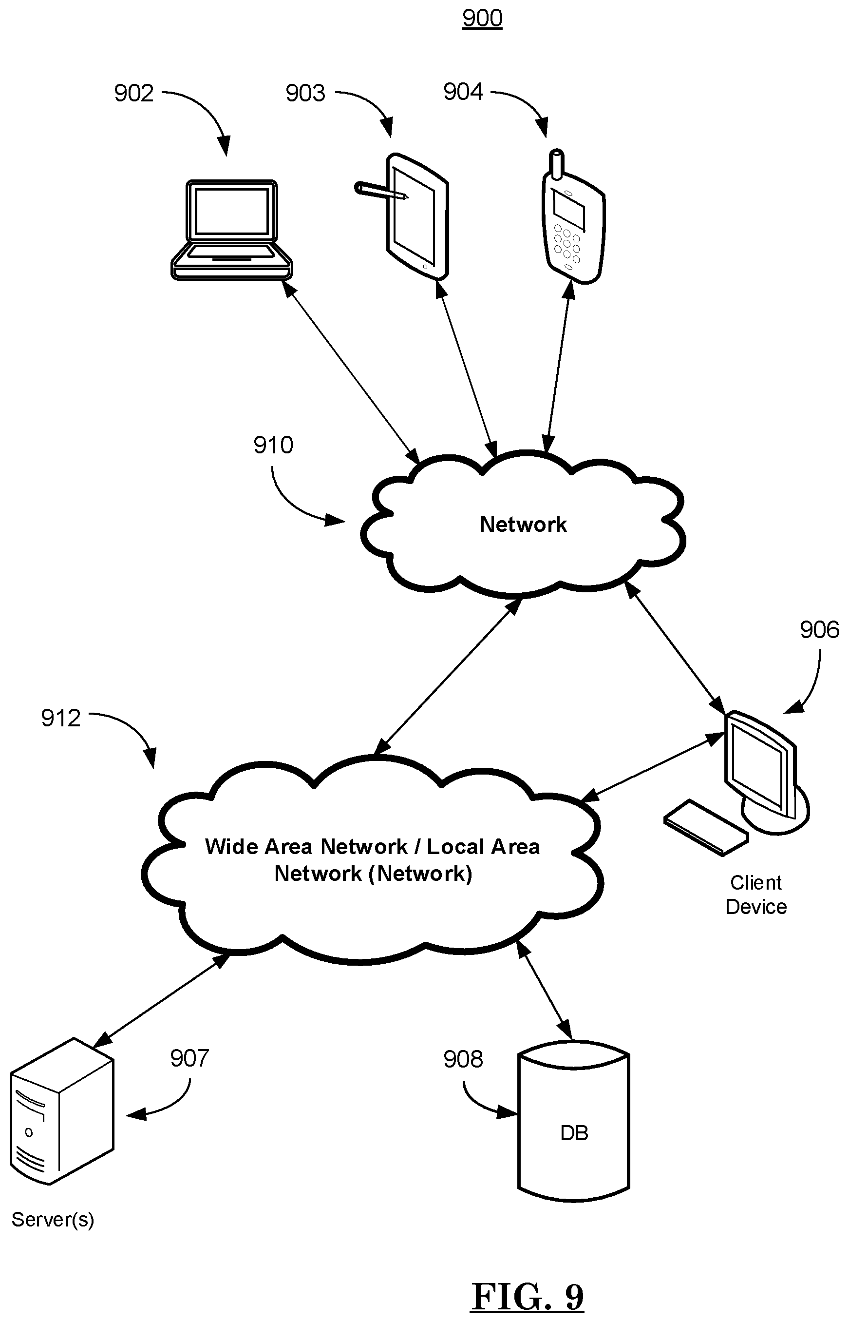 Patent US12472437 Figure 9 – Distributed ledger tracking of event data