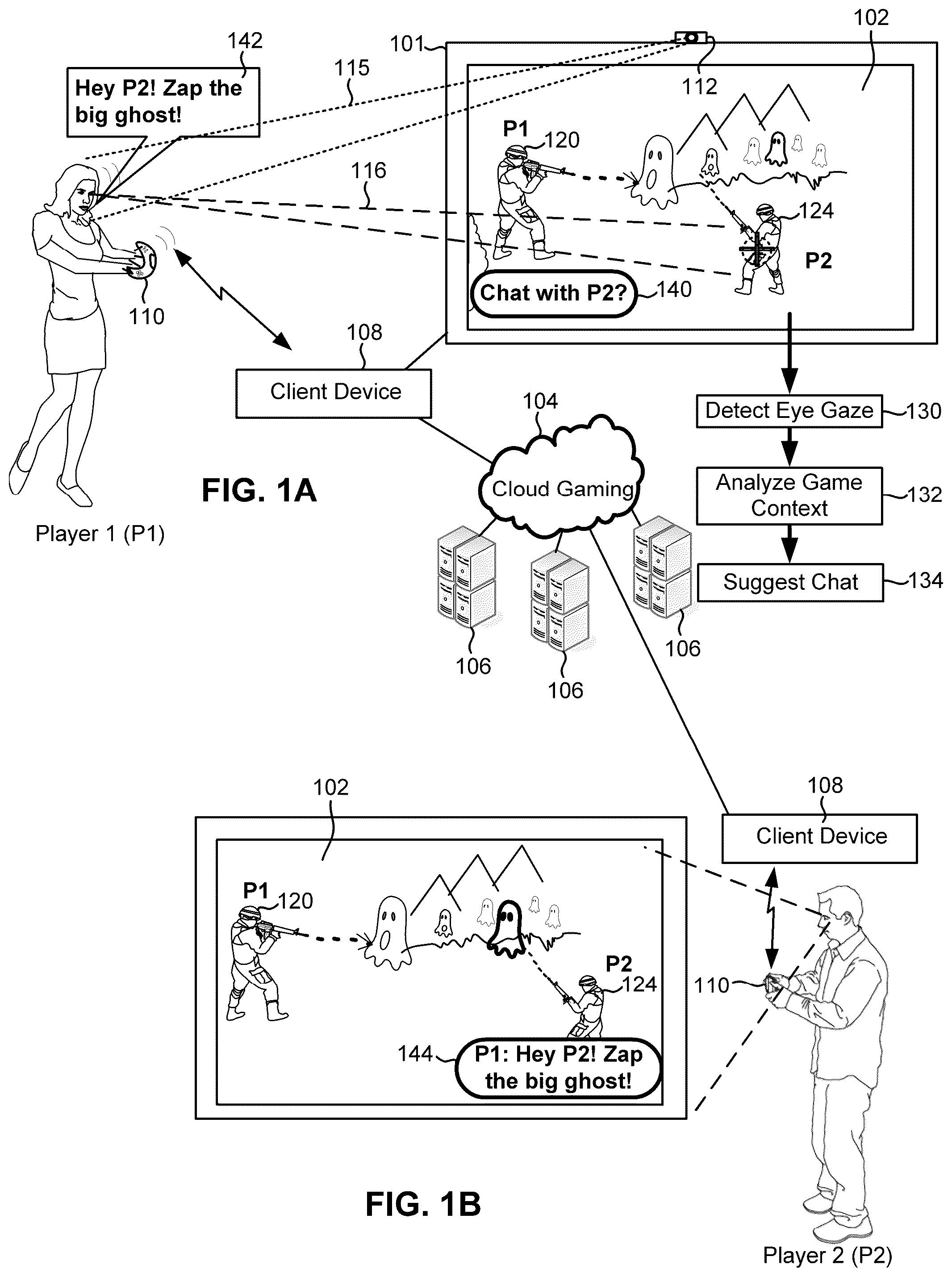 Patent US12472442 Figure 1 – Methods and systems for assistive chat interactivity