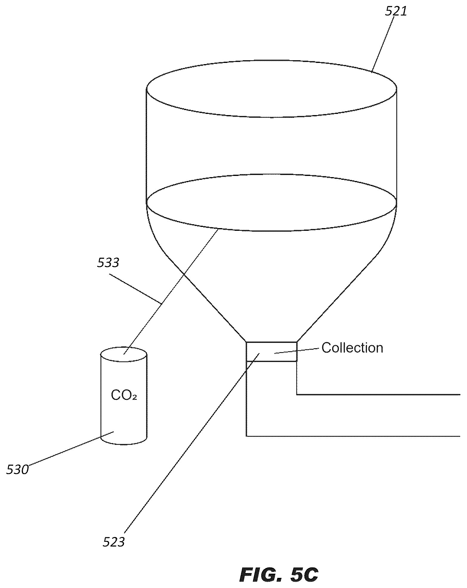 Patent US12472446 Figure 8 – Separation of minerals by gas injection