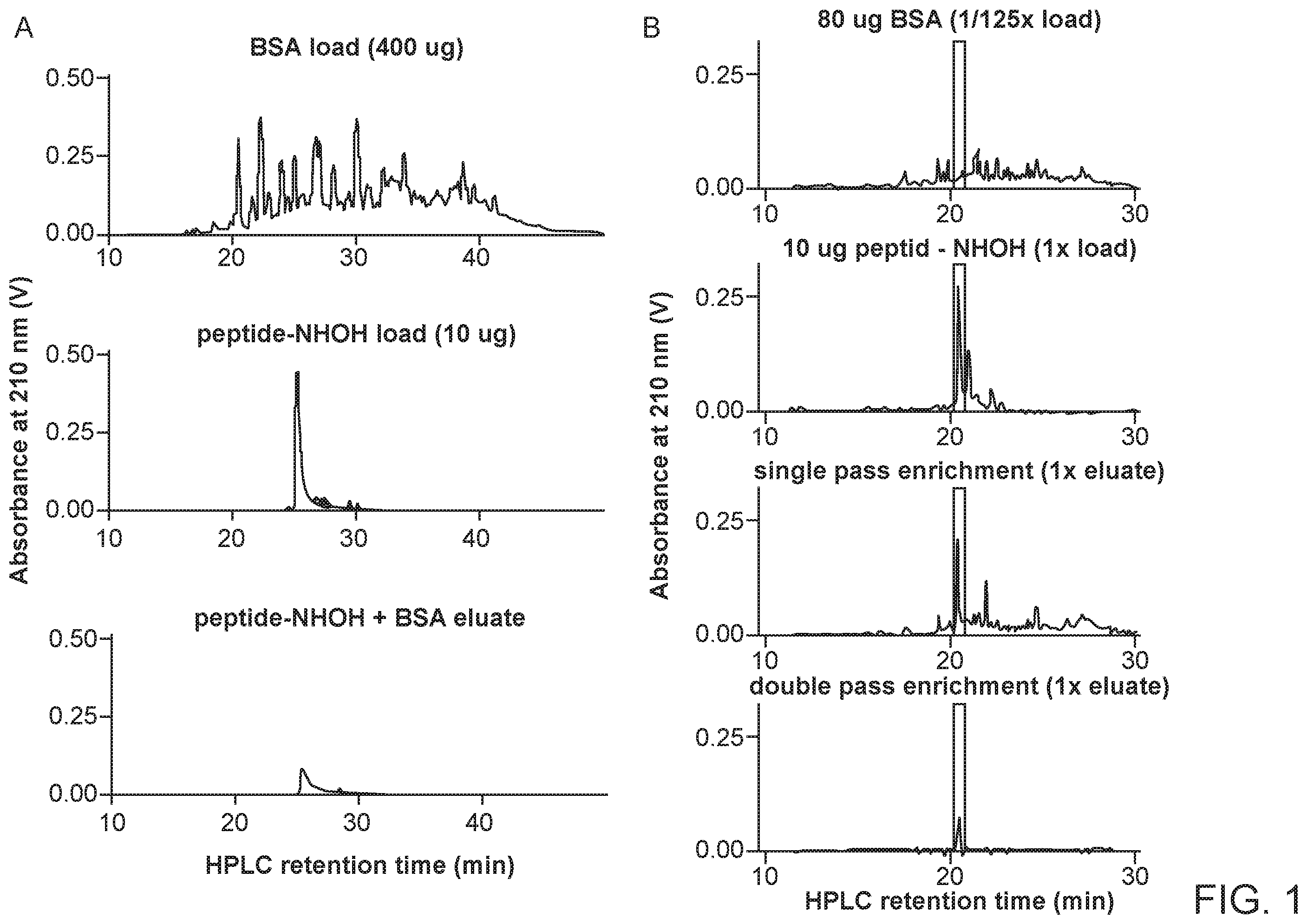 Patent US12472448 Figure 1 – Compact hydroxamate-based affinity tags for artificially tagging biological macromolecules