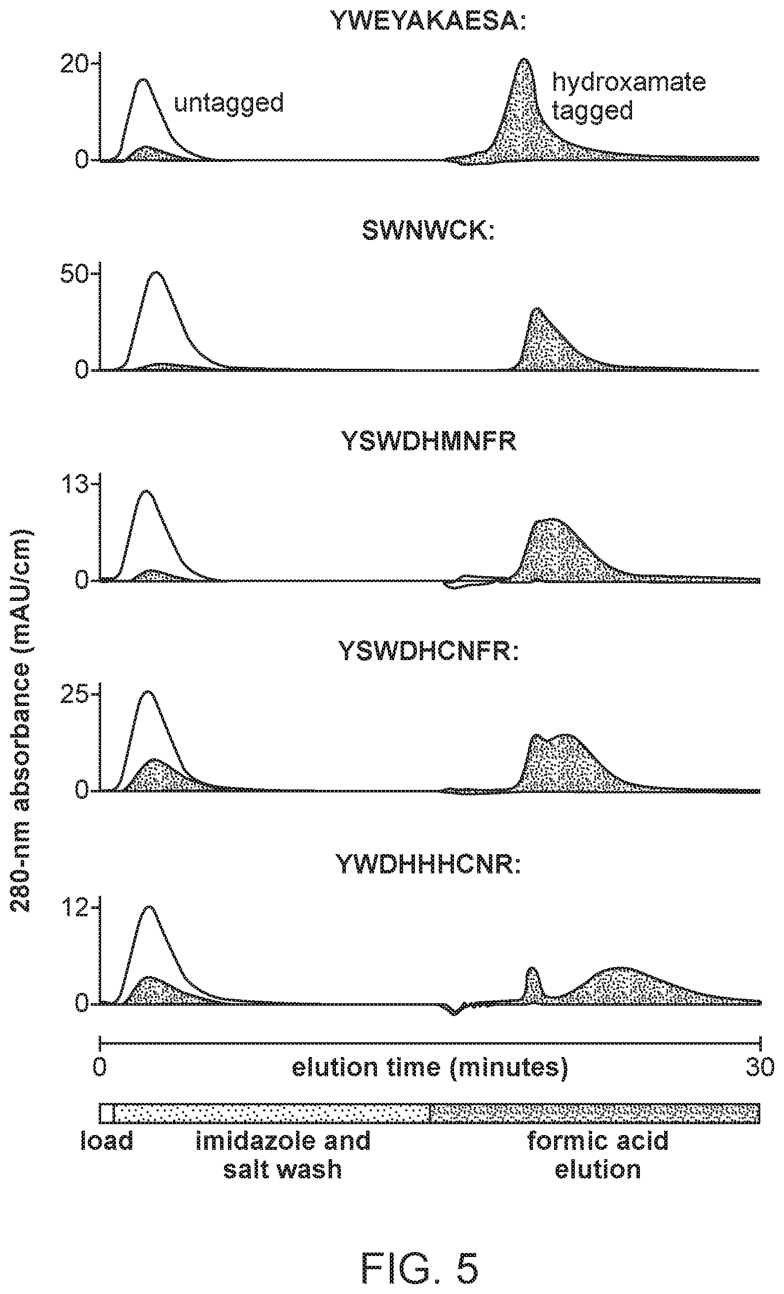 Patent US12472448 Figure 6 – Compact hydroxamate-based affinity tags for artificially tagging biological macromolecules
