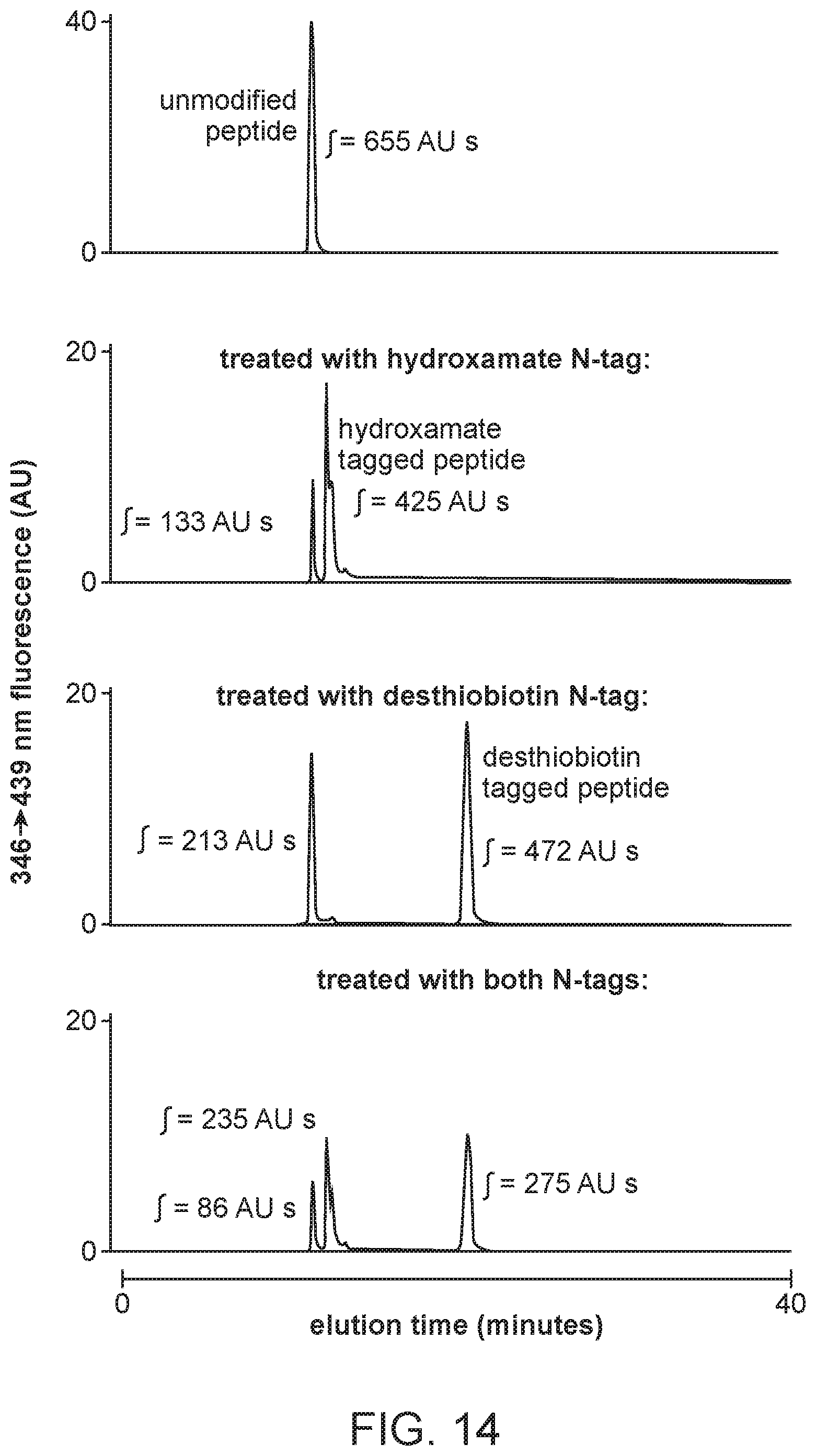 Patent US12472448 Figure 13 – Compact hydroxamate-based affinity tags for artificially tagging biological macromolecules