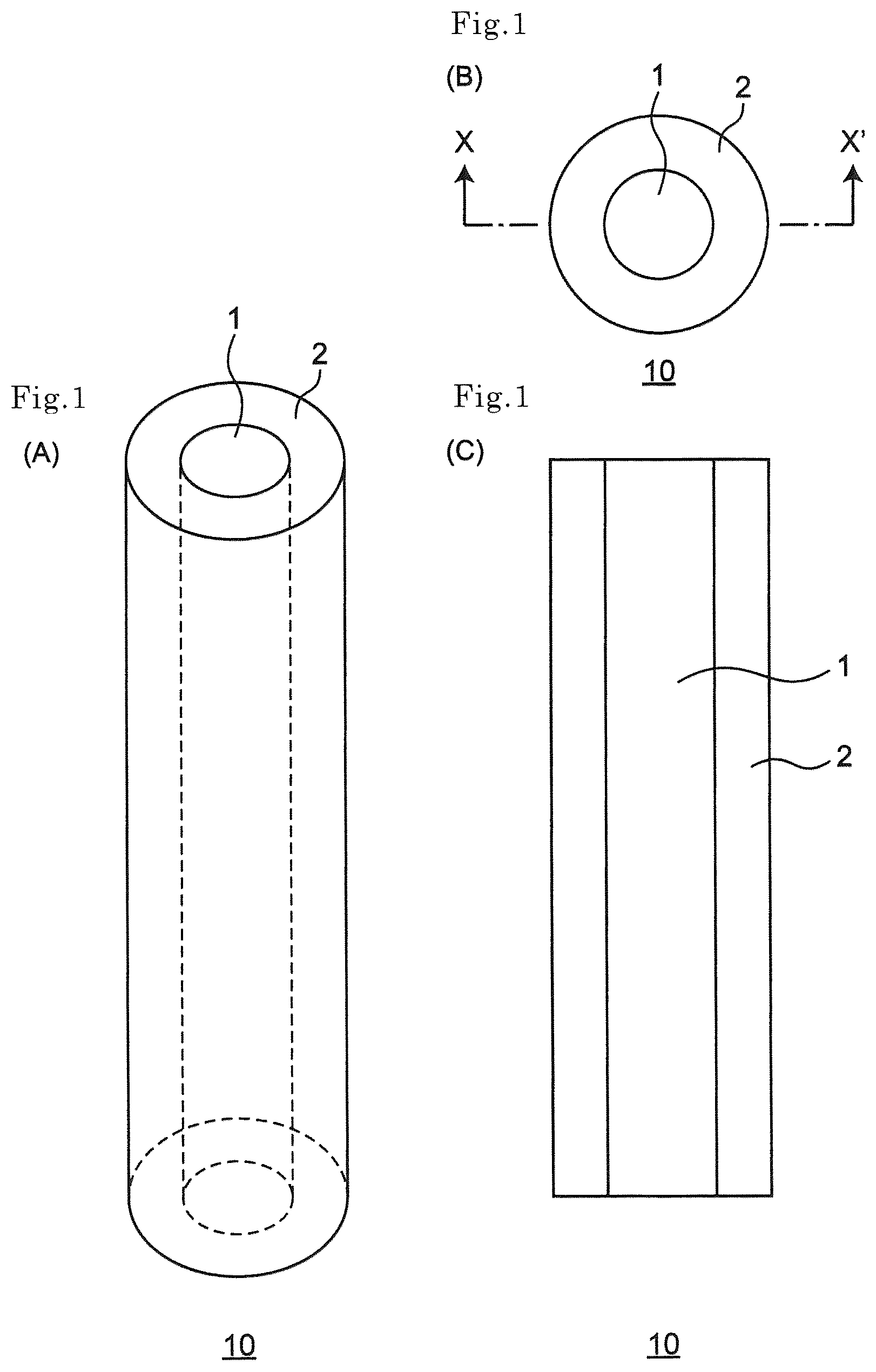 Patent US12472451 Figure 1 – Composite fiber
