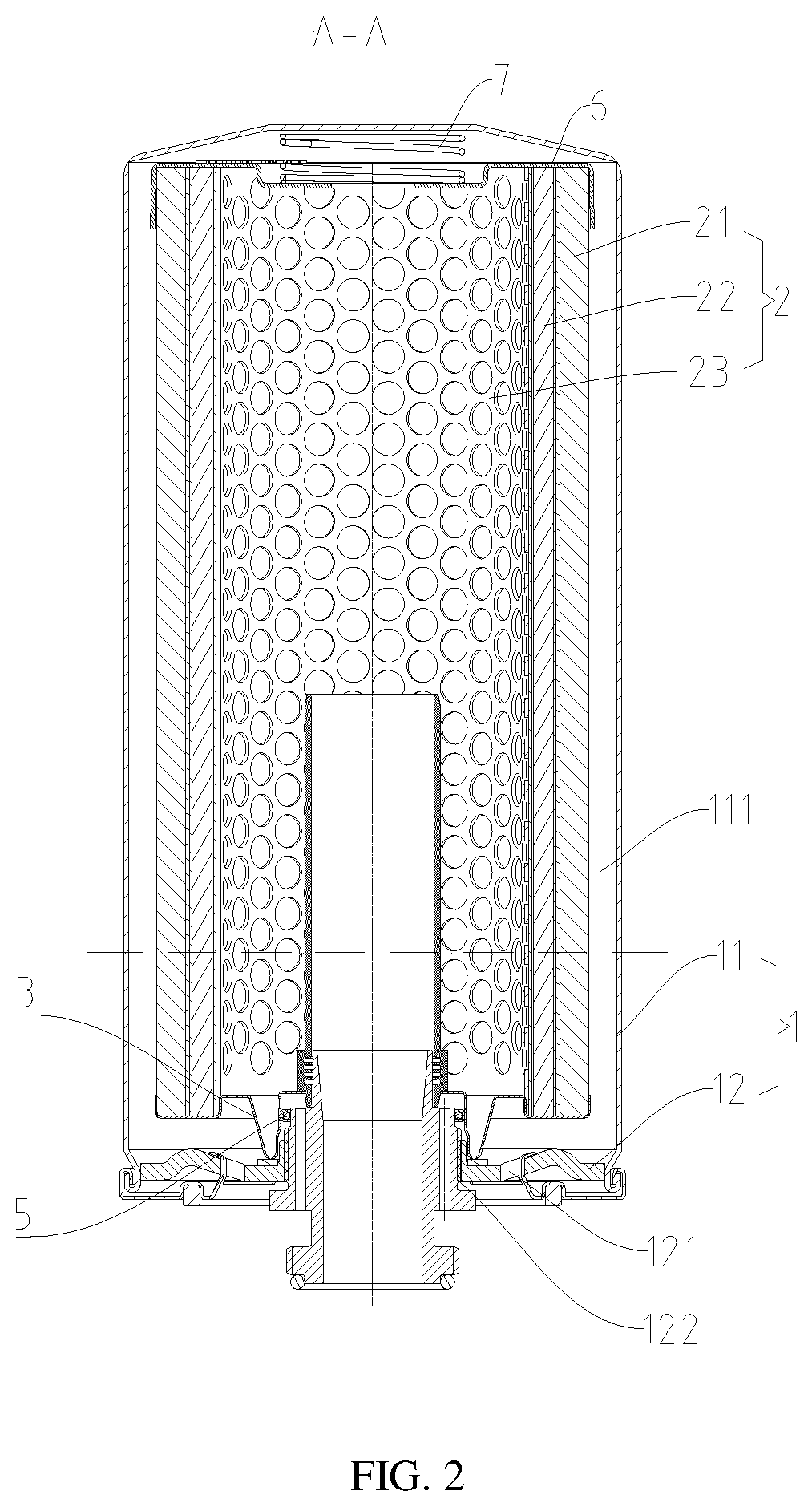 Patent US12472453 Figure 2 – Gas liquid separation device