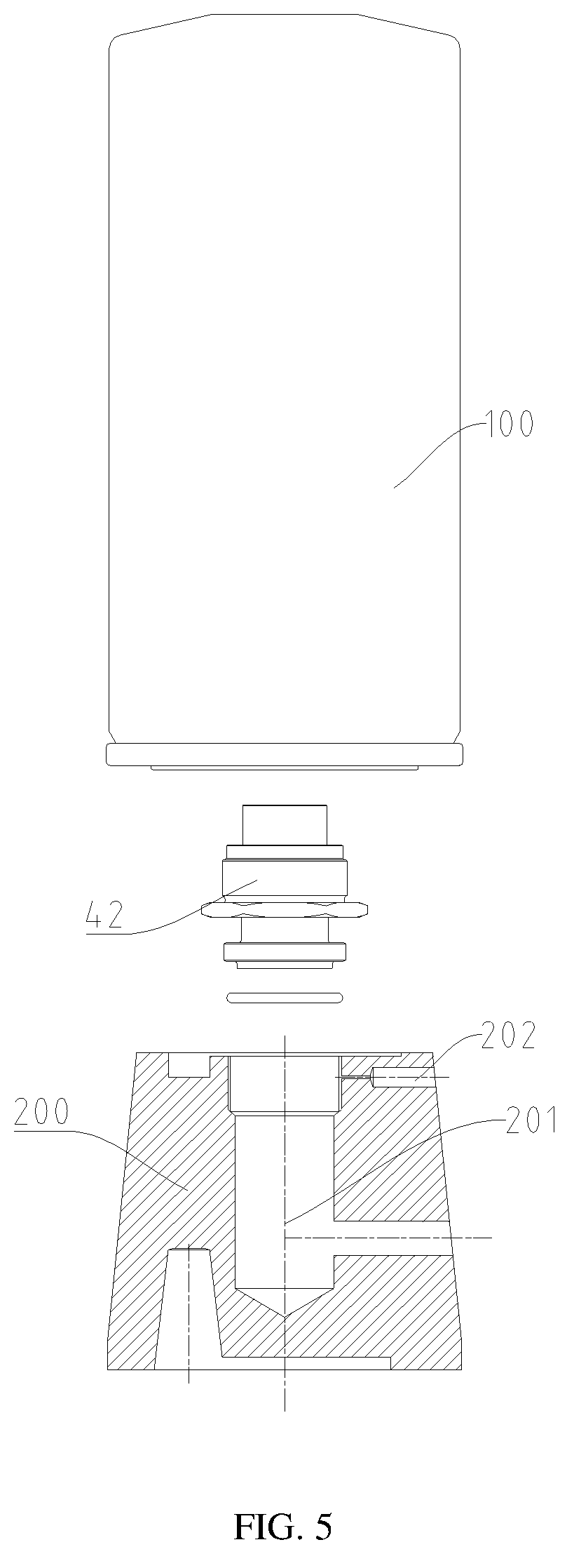 Patent US12472453 Figure 5 – Gas liquid separation device