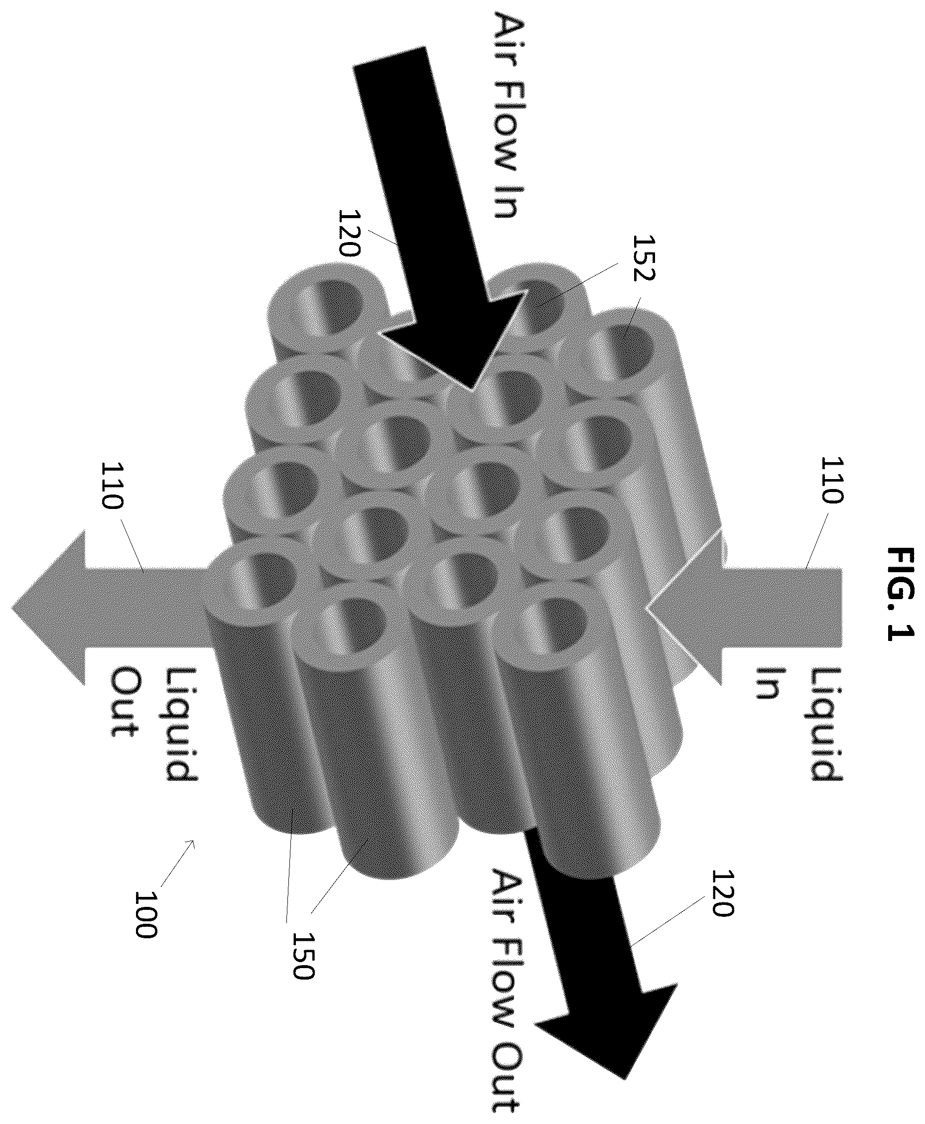 Patent US12472461 — High surface-area contactor media for improved gas-liquid contactors — Figure 1