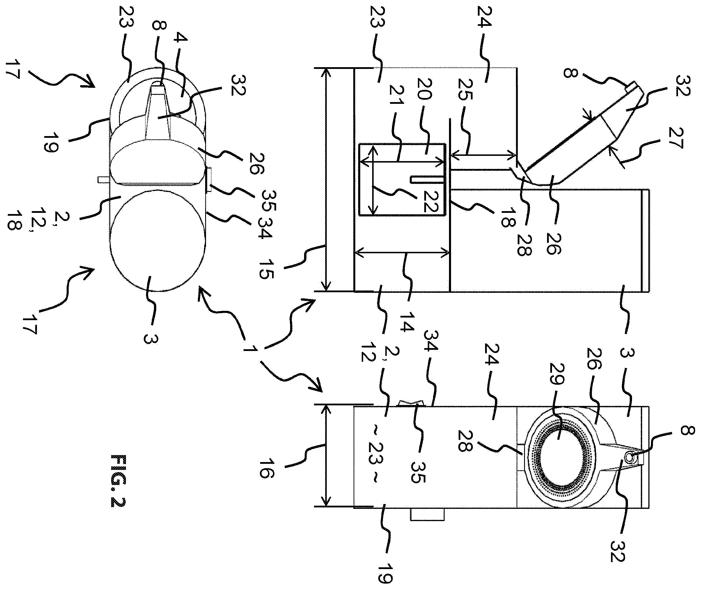 Patent US12472474 Figure 2 – Method and device for producing a suspension