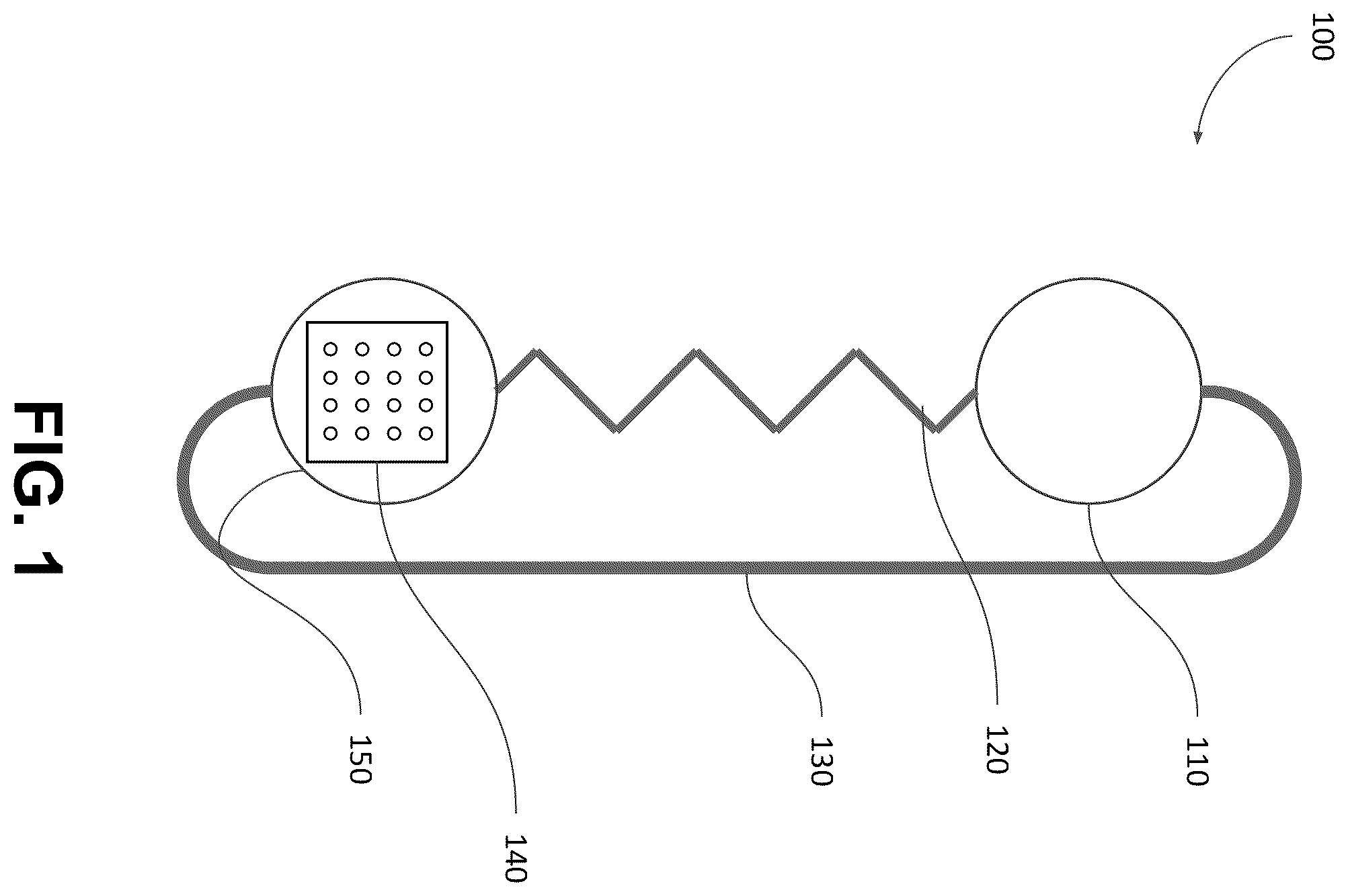 Patent US12472497 Figure 1 – Recirculation mechanism using elastic membrane