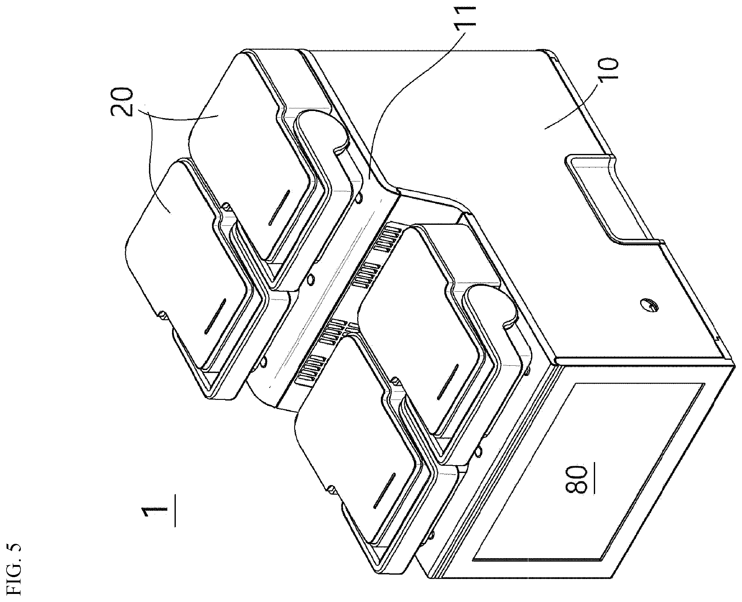 Patent US12472503 Figure 5 – Modular type multi-plex PCR apparatus