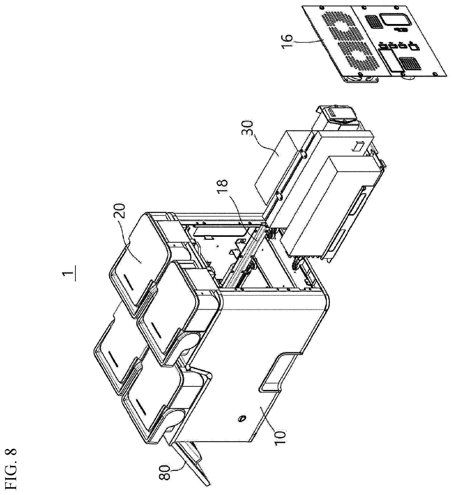 Patent US12472503 Figure 8 – Modular type multi-plex PCR apparatus