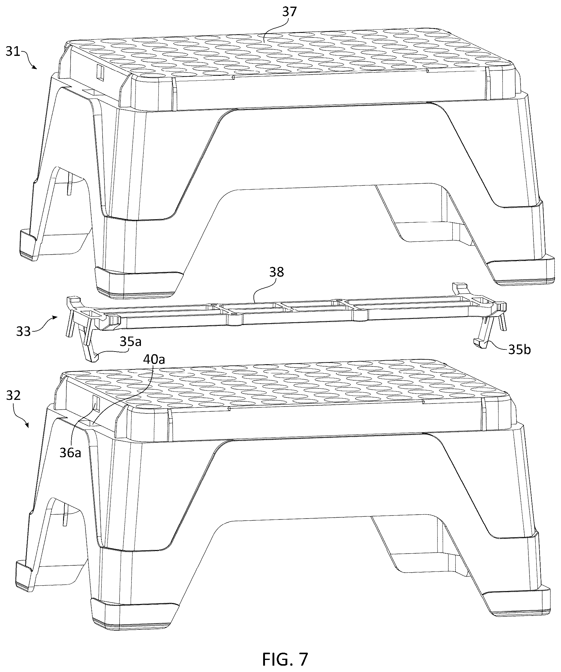 Patent US12472504 Figure 8 – Holder, a set of parts, and a method of manipulating holders of laboratory consumables