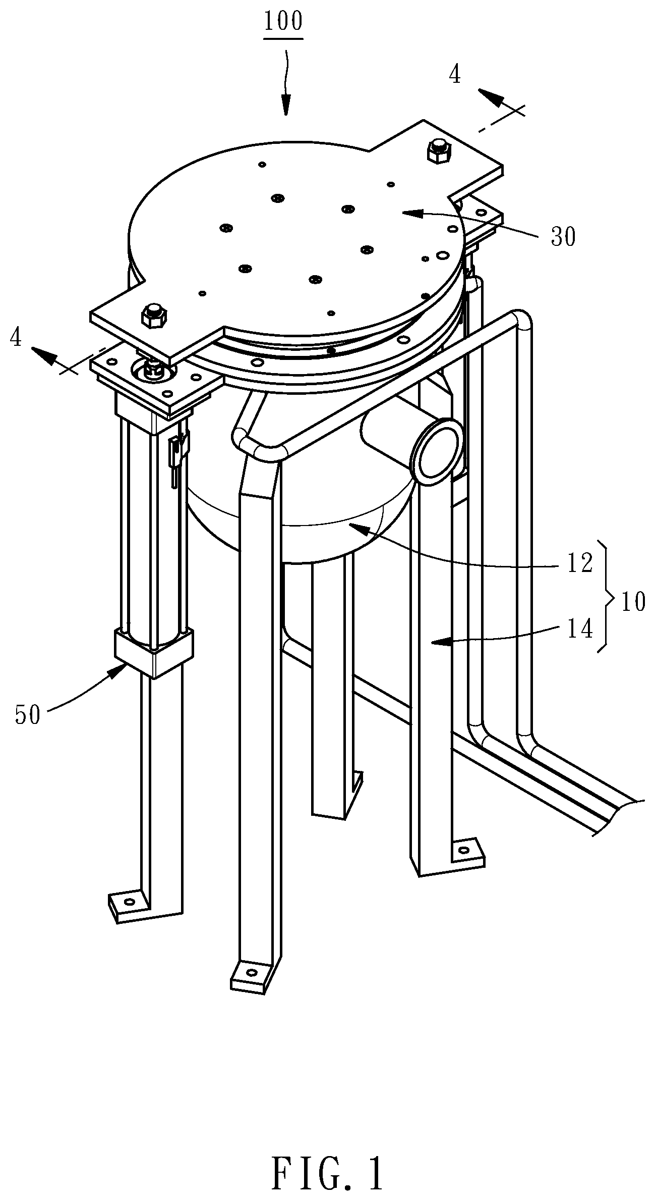 Patent US12472510 — Device, assembly and method for separating tramp metals from liquid raw materials — Figure 1