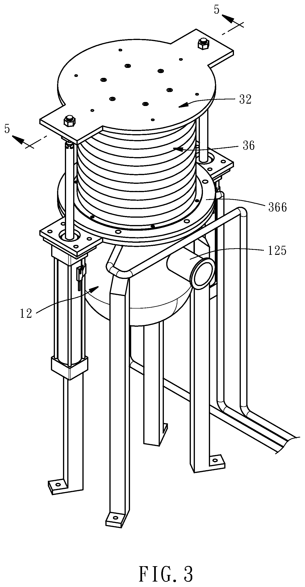 Patent US12472510 Figure 3 – Device, assembly and method for separating tramp metals from liquid raw materials
