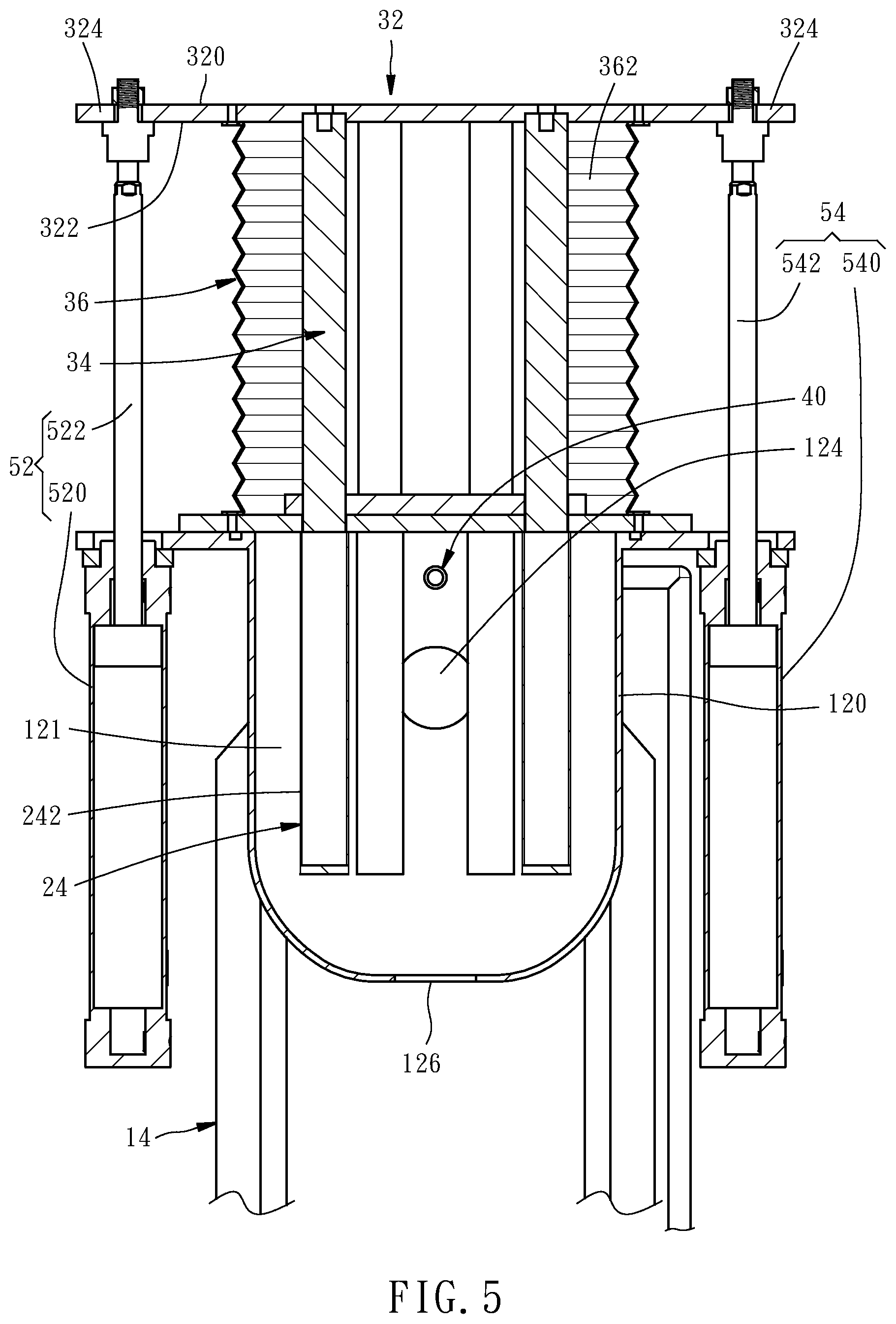 Patent US12472510 Figure 5 – Device, assembly and method for separating tramp metals from liquid raw materials