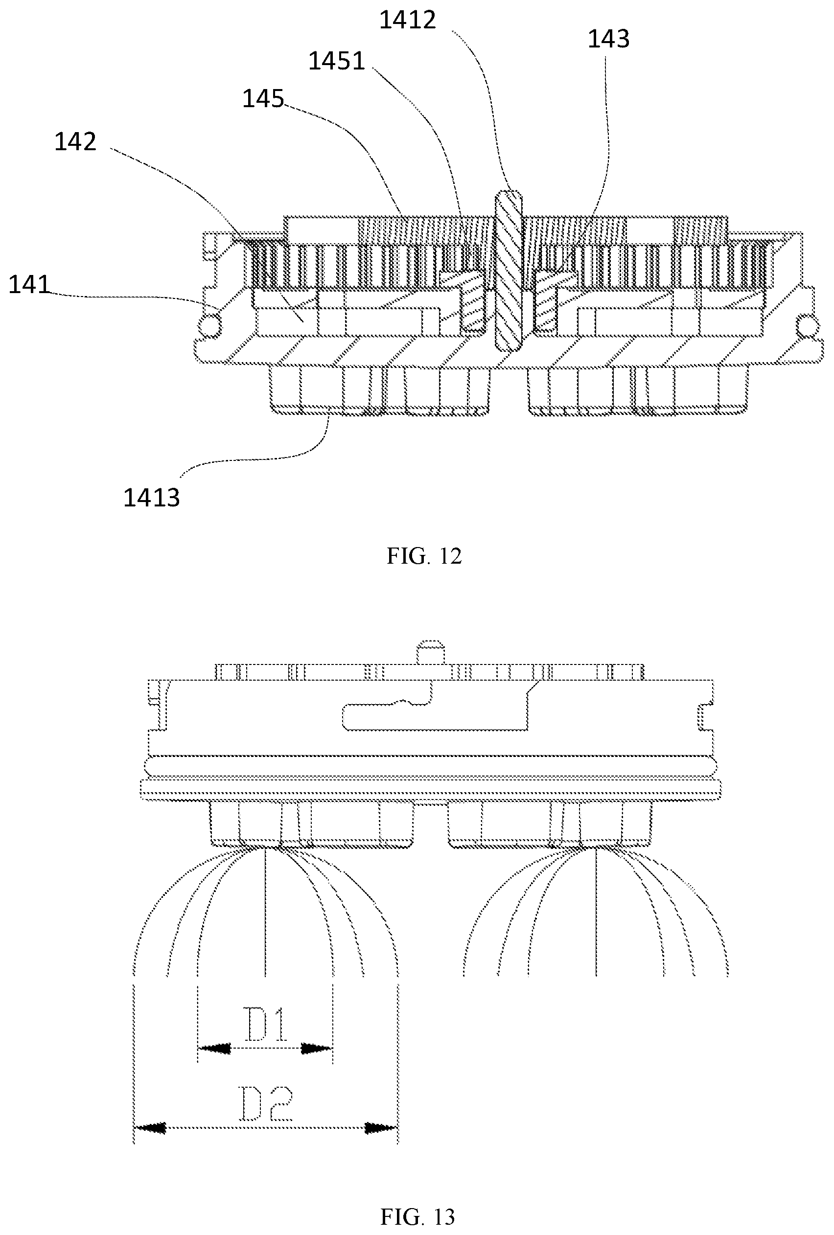 Patent US12472514 Figure 7 – Shower head with automatically resettable spray gun