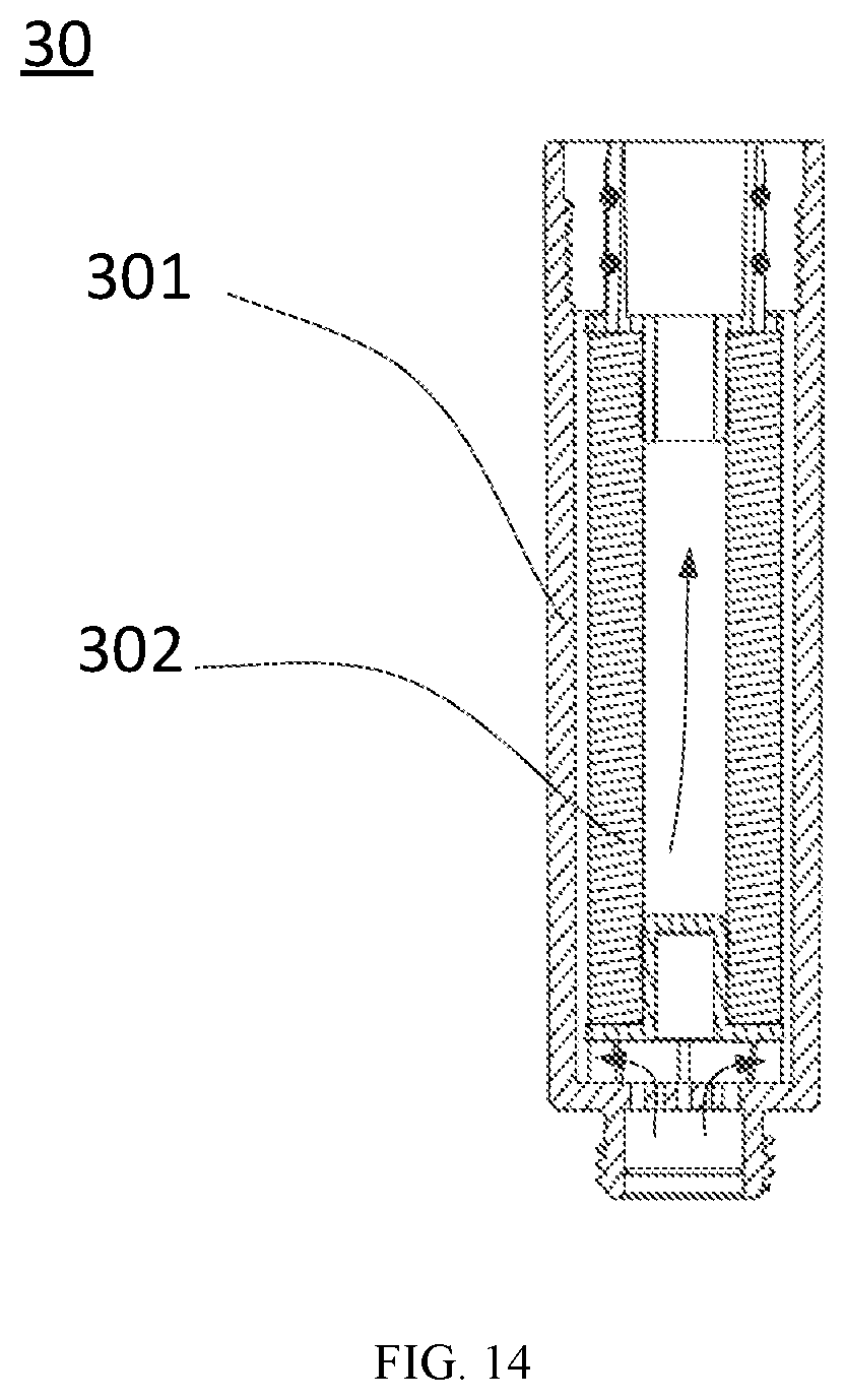 Patent US12472514 Figure 8 – Shower head with automatically resettable spray gun