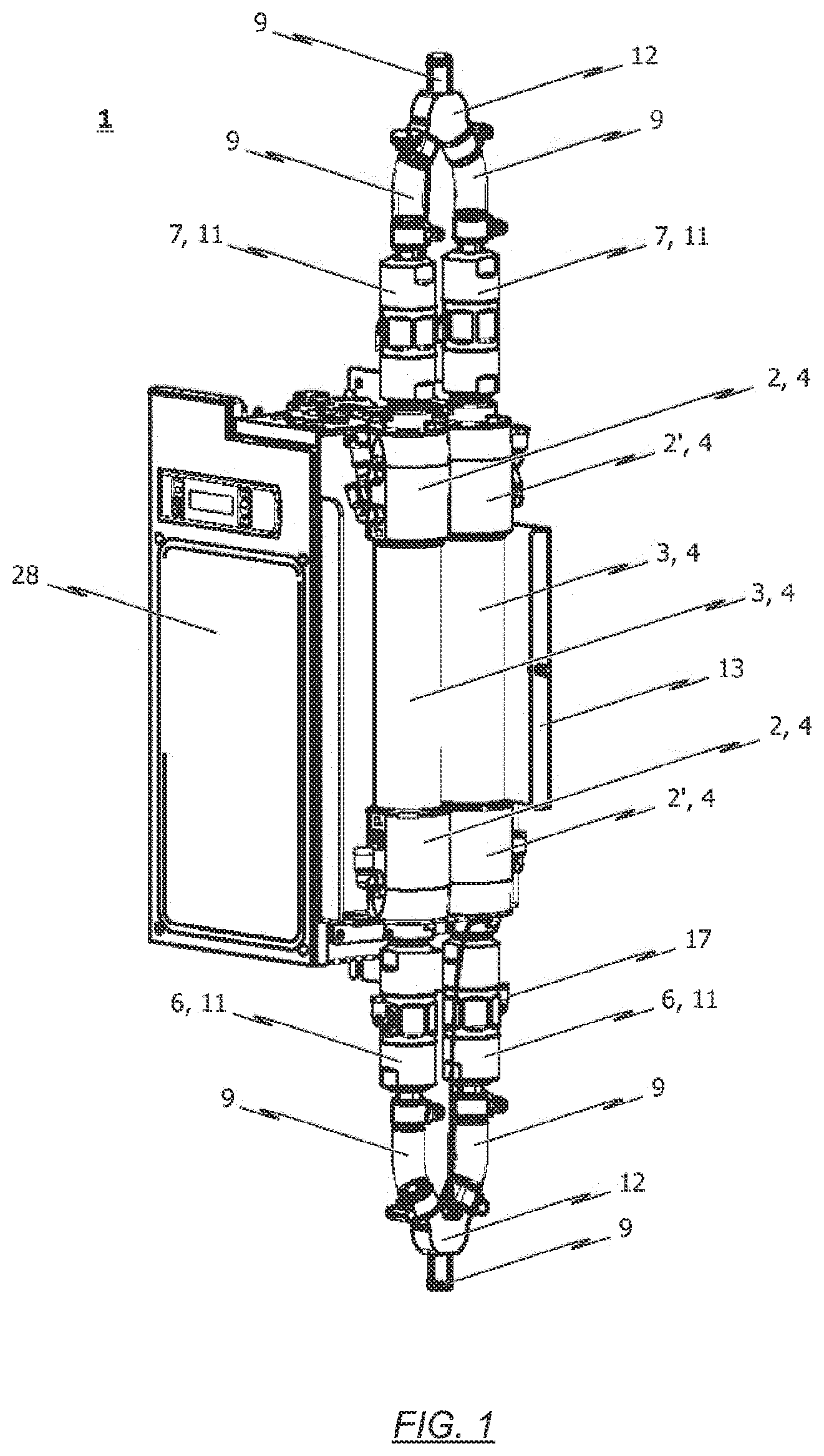 Patent US12472517 Figure 1 – Dense-phase powder pump for conveying powder-type materials