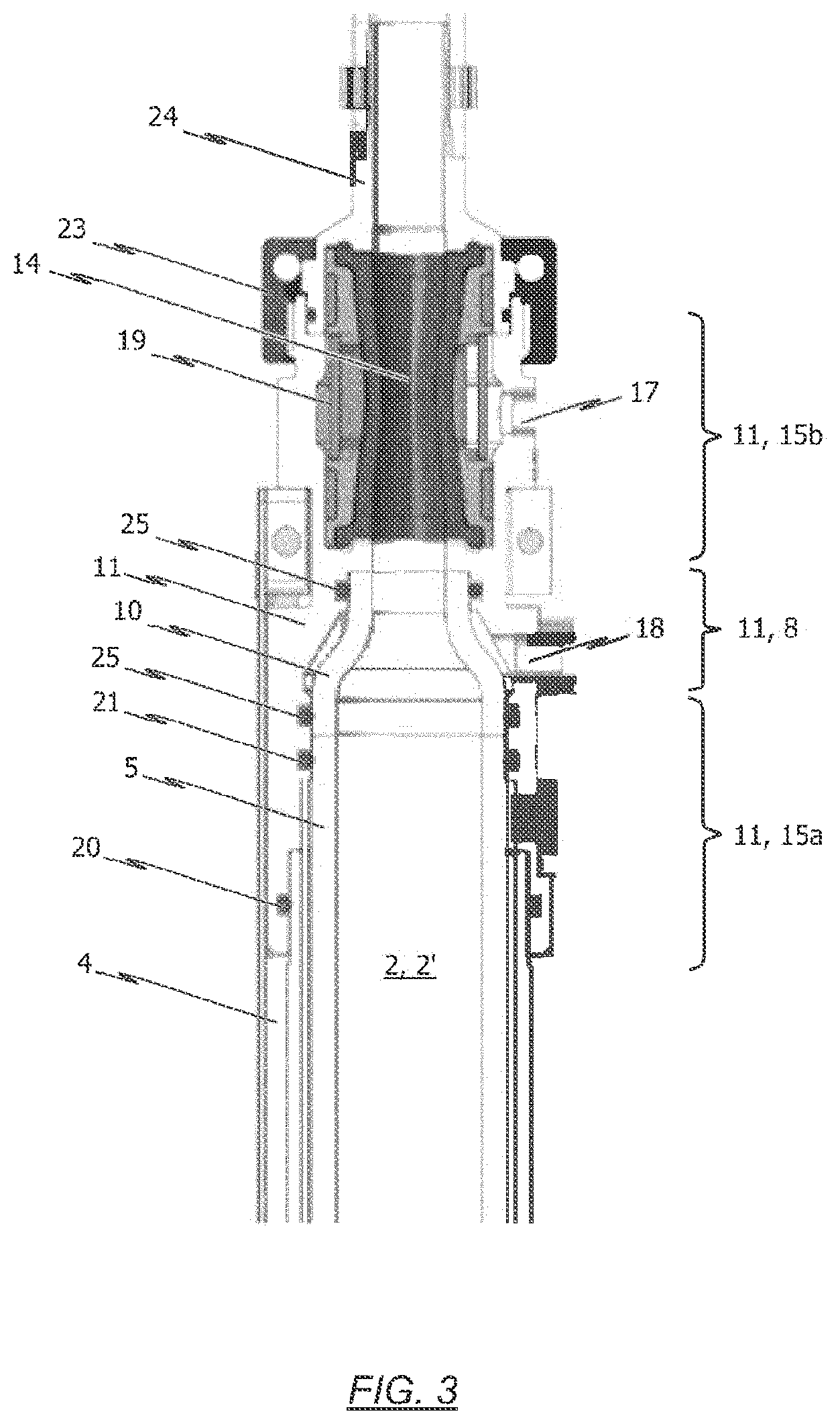 Patent US12472517 Figure 3 – Dense-phase powder pump for conveying powder-type materials