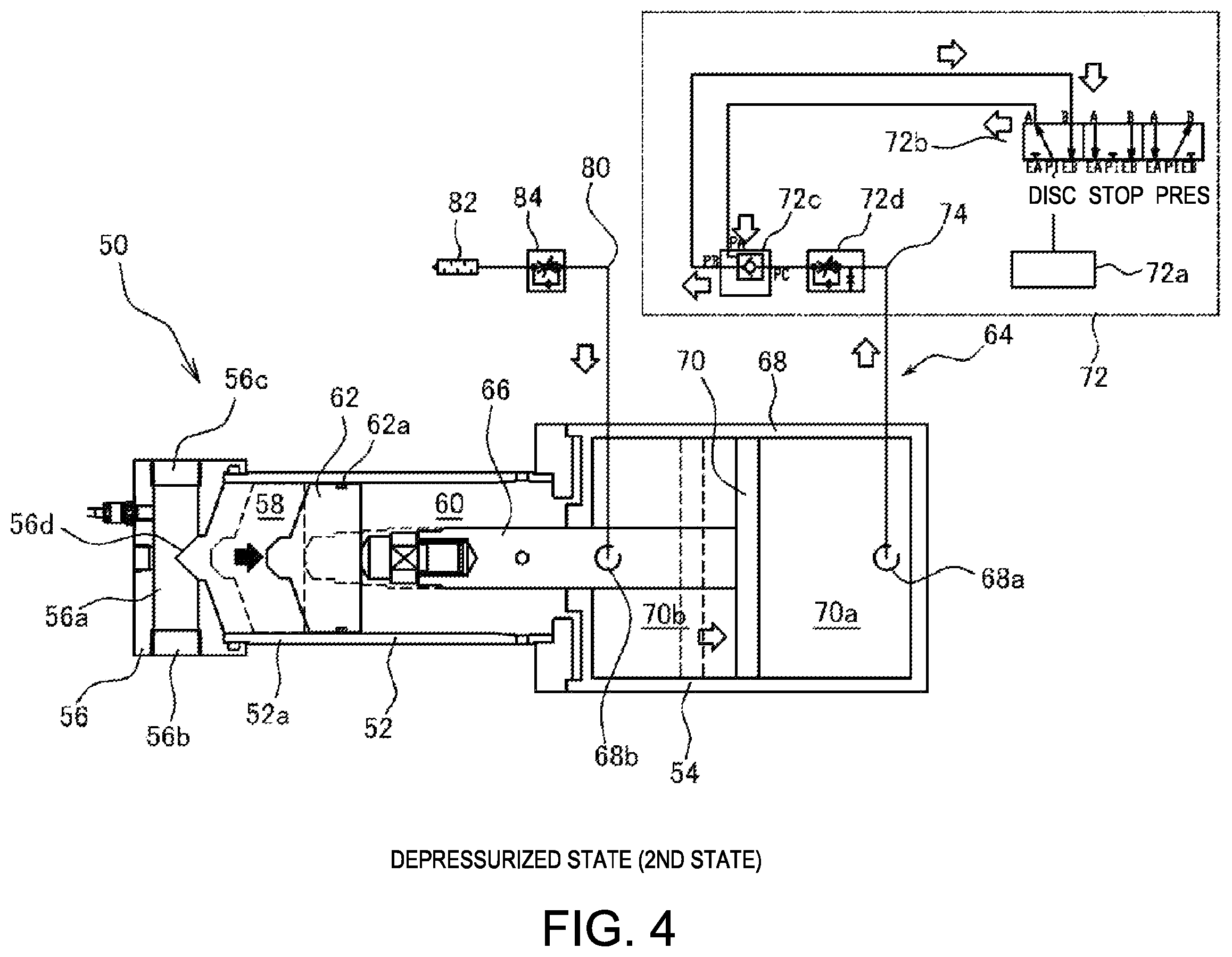 Patent US12472518 Figure 4 – Fluid discharge system