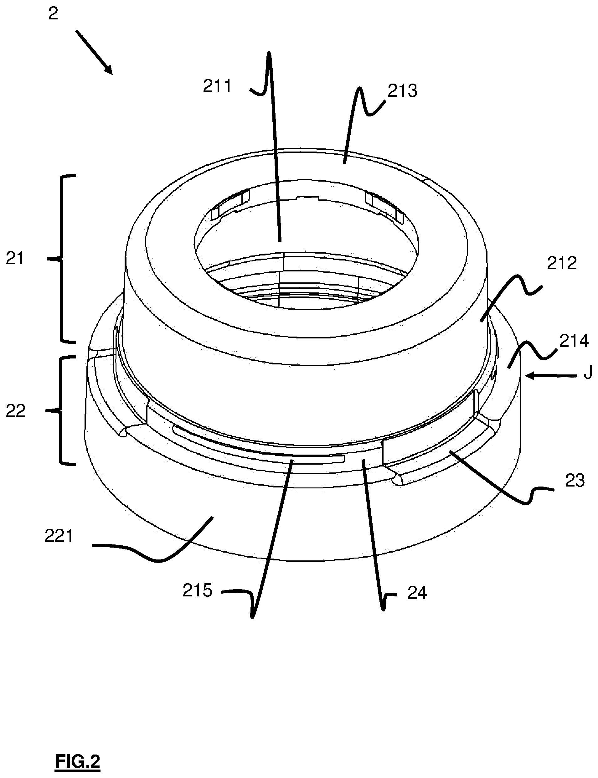 Patent US12472519 Figure 2 – Packaging device with integrated ventilation system