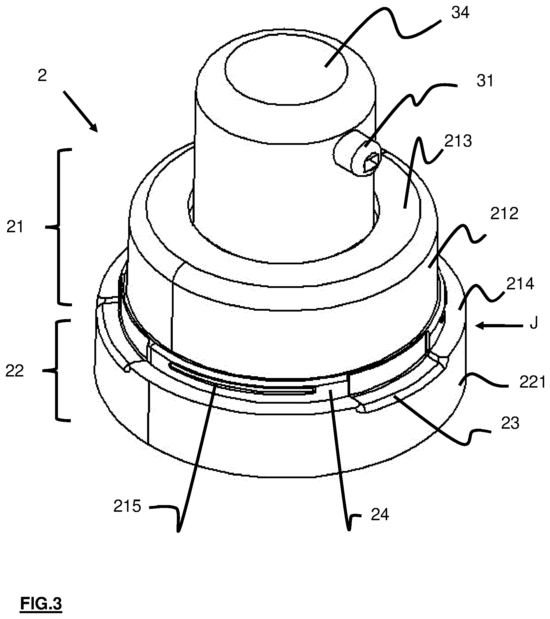 Patent US12472519 Figure 3 – Packaging device with integrated ventilation system