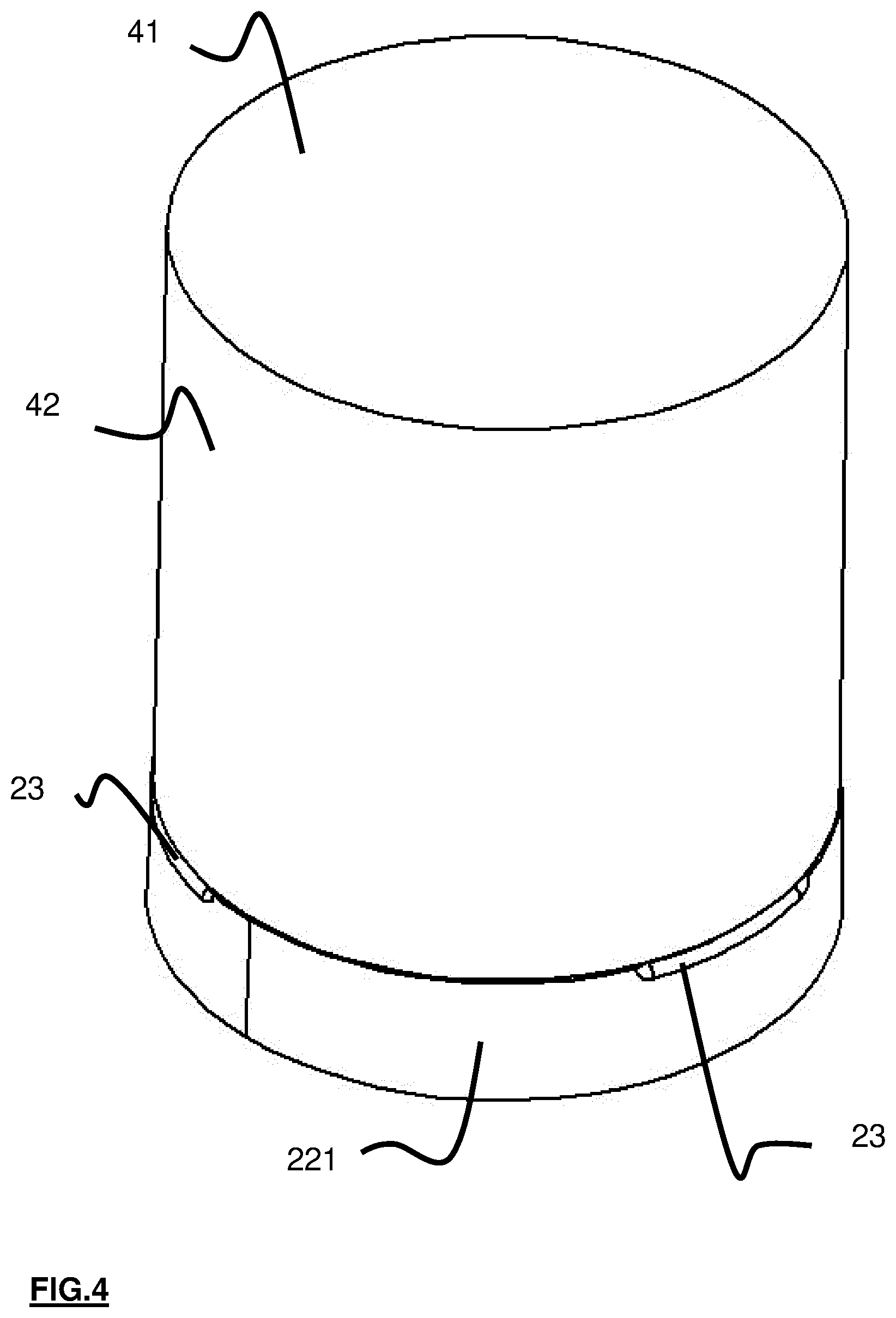 Patent US12472519 Figure 4 – Packaging device with integrated ventilation system