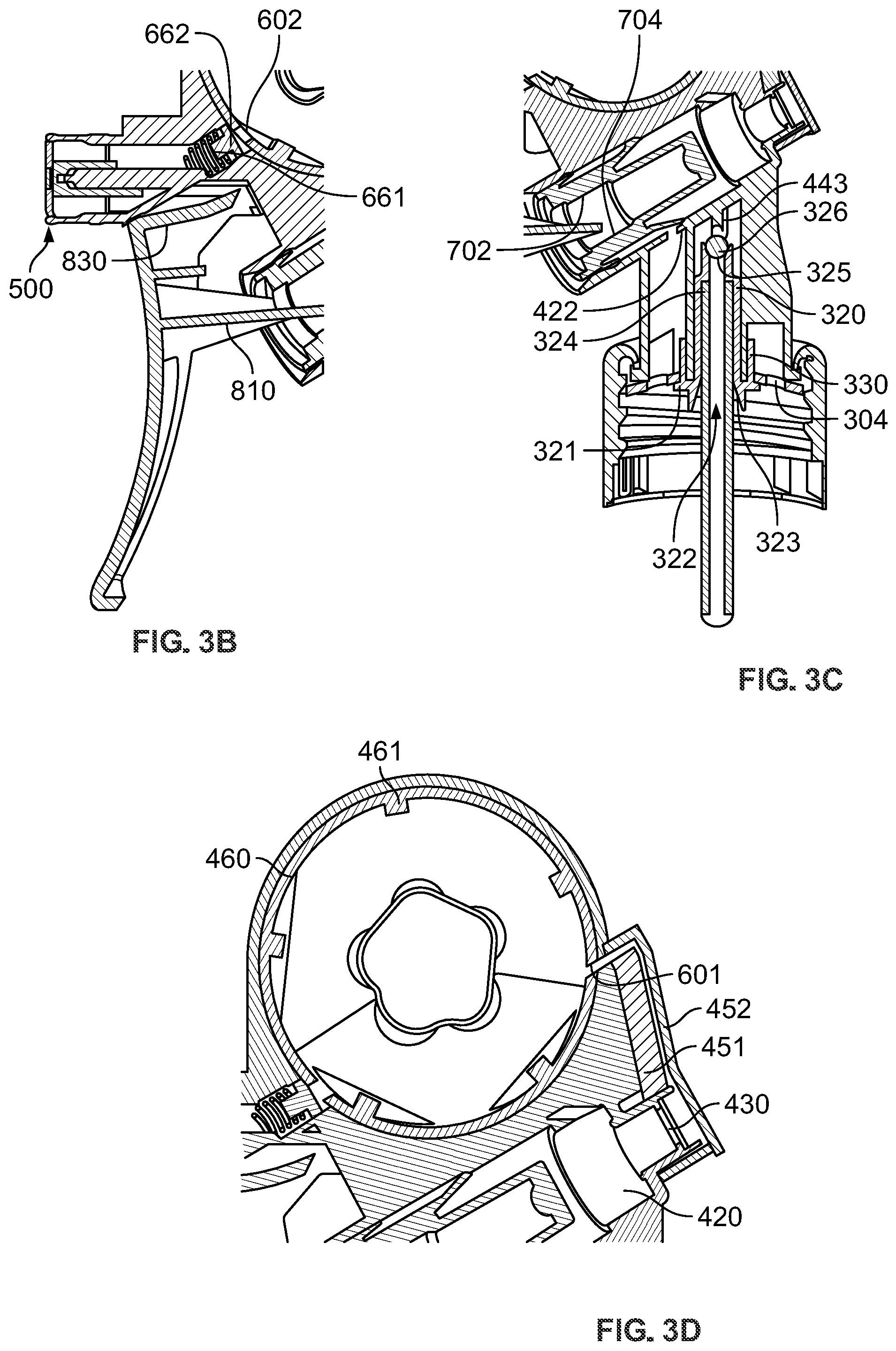 Patent US12472520 Figure 4 – Continuous spray trigger dispenser