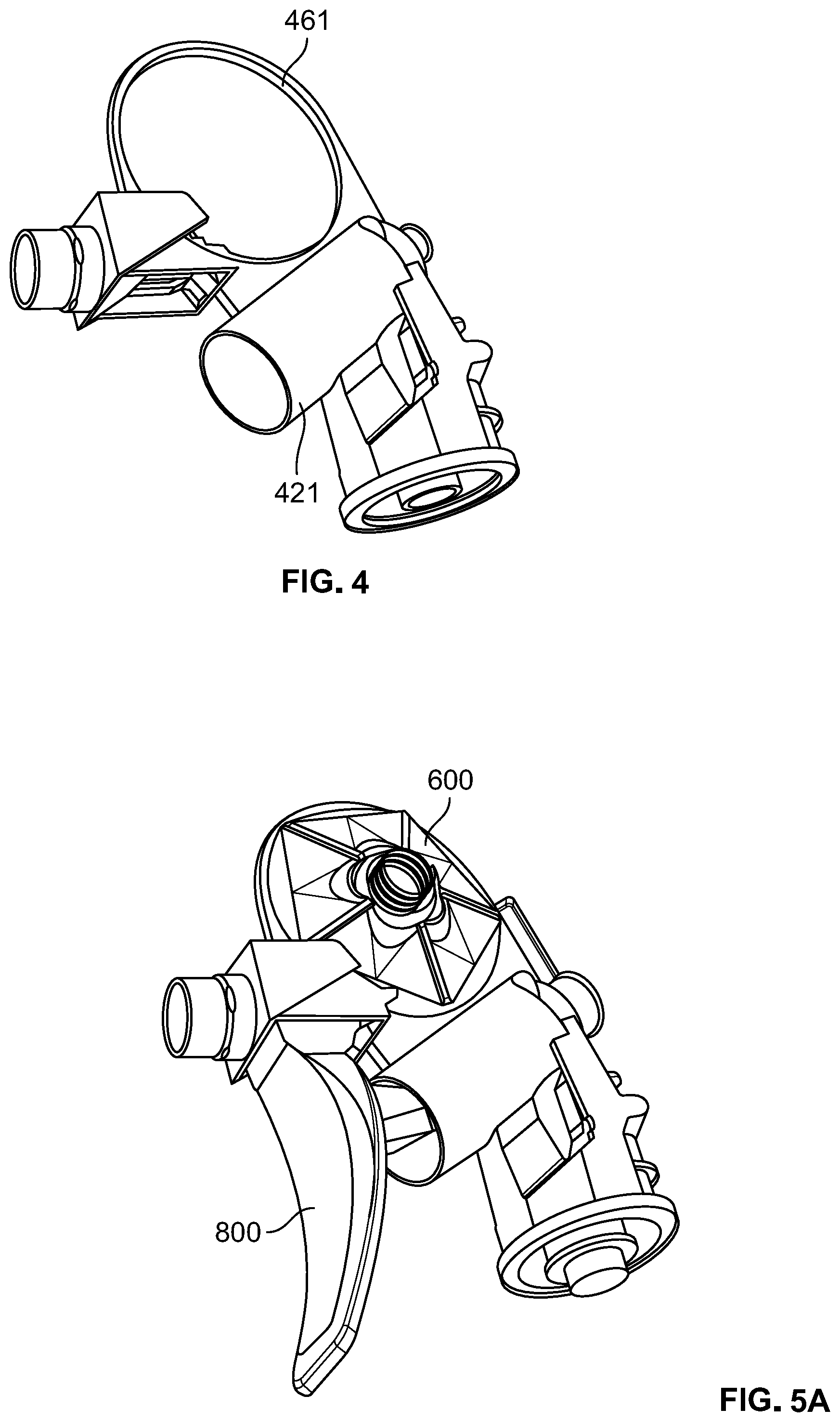 Patent US12472520 Figure 5 – Continuous spray trigger dispenser