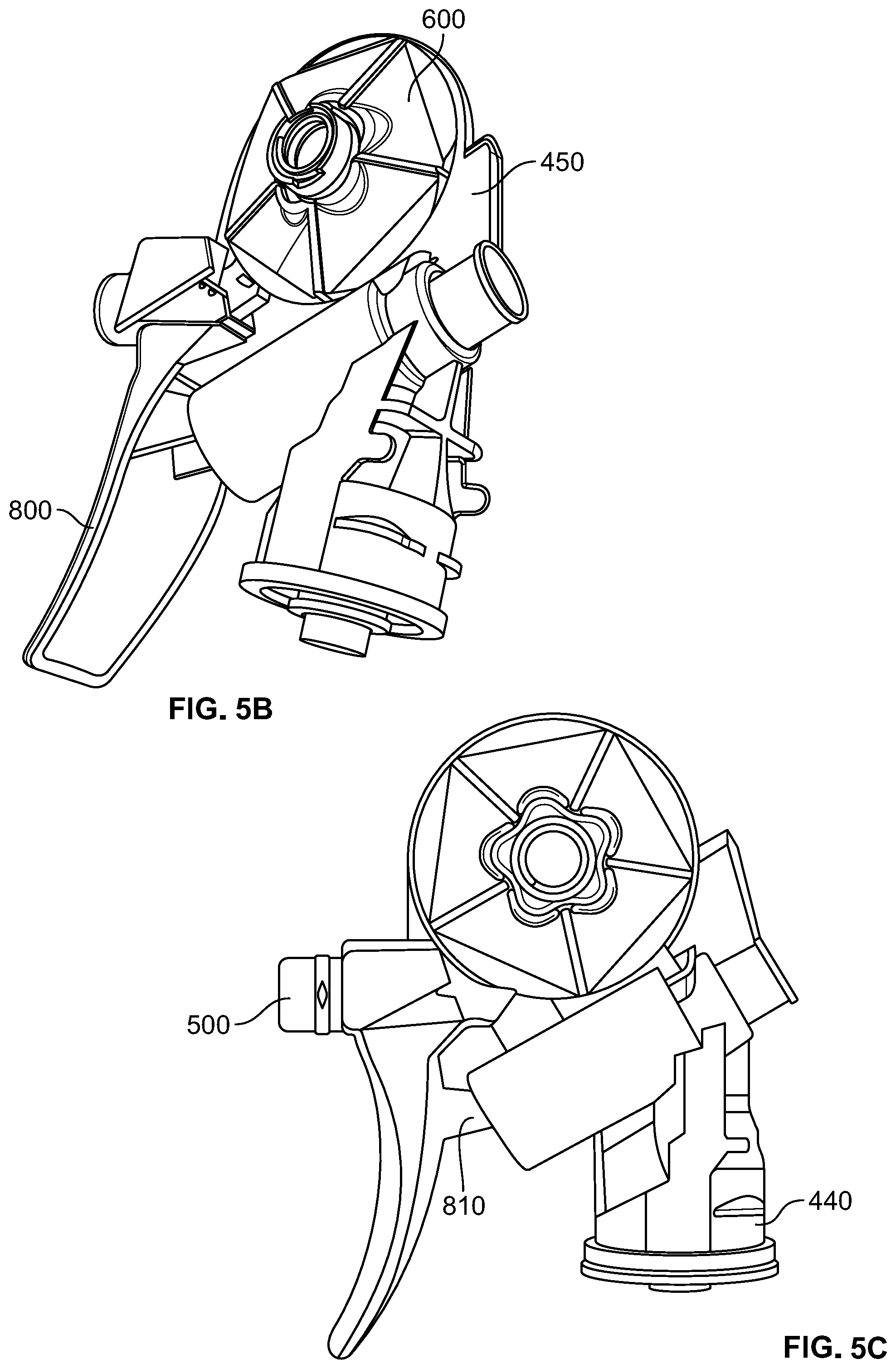 Patent US12472520 Figure 6 – Continuous spray trigger dispenser