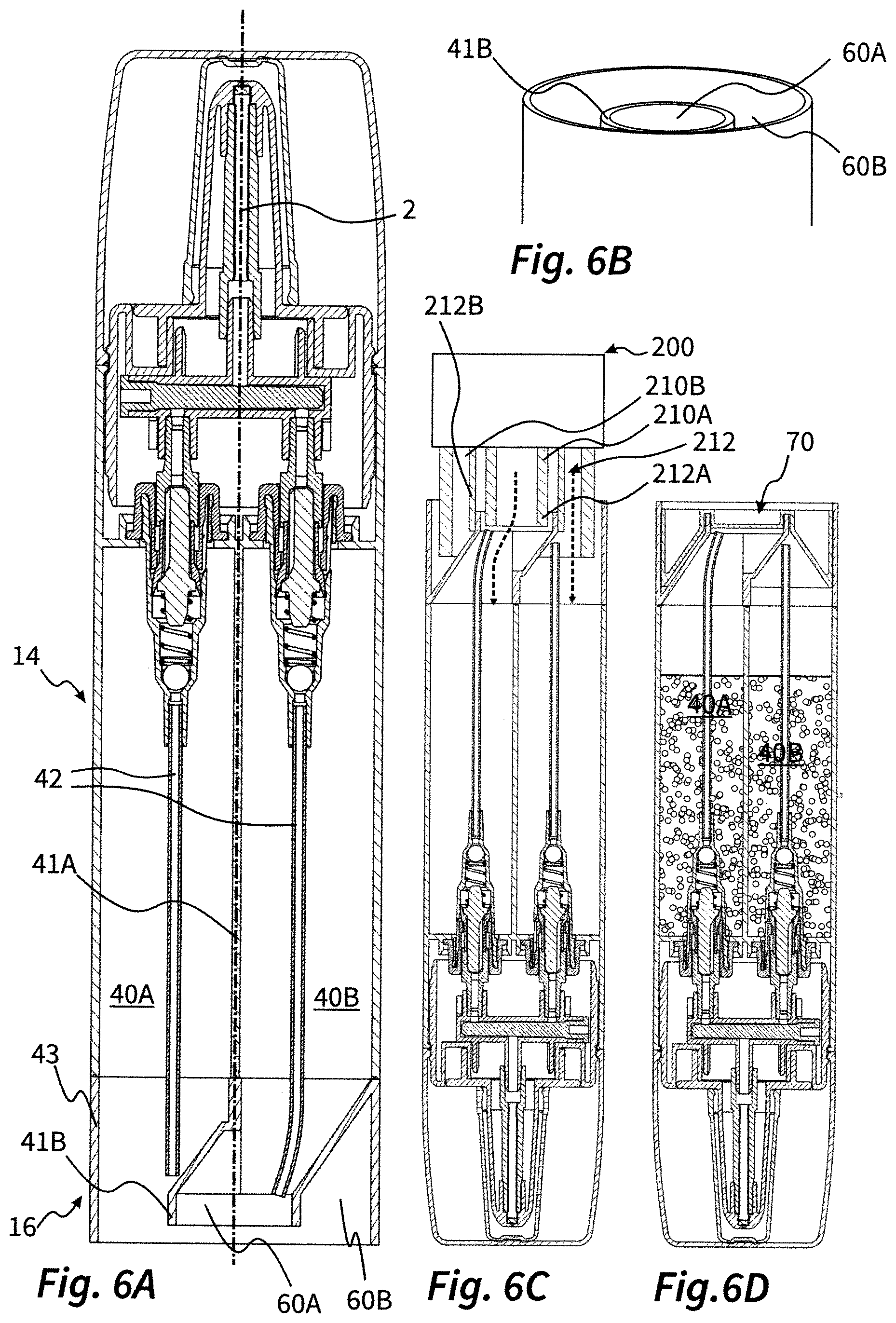 Patent US12472521 Figure 6 – Liquid dispenser with two liquid reservoirs