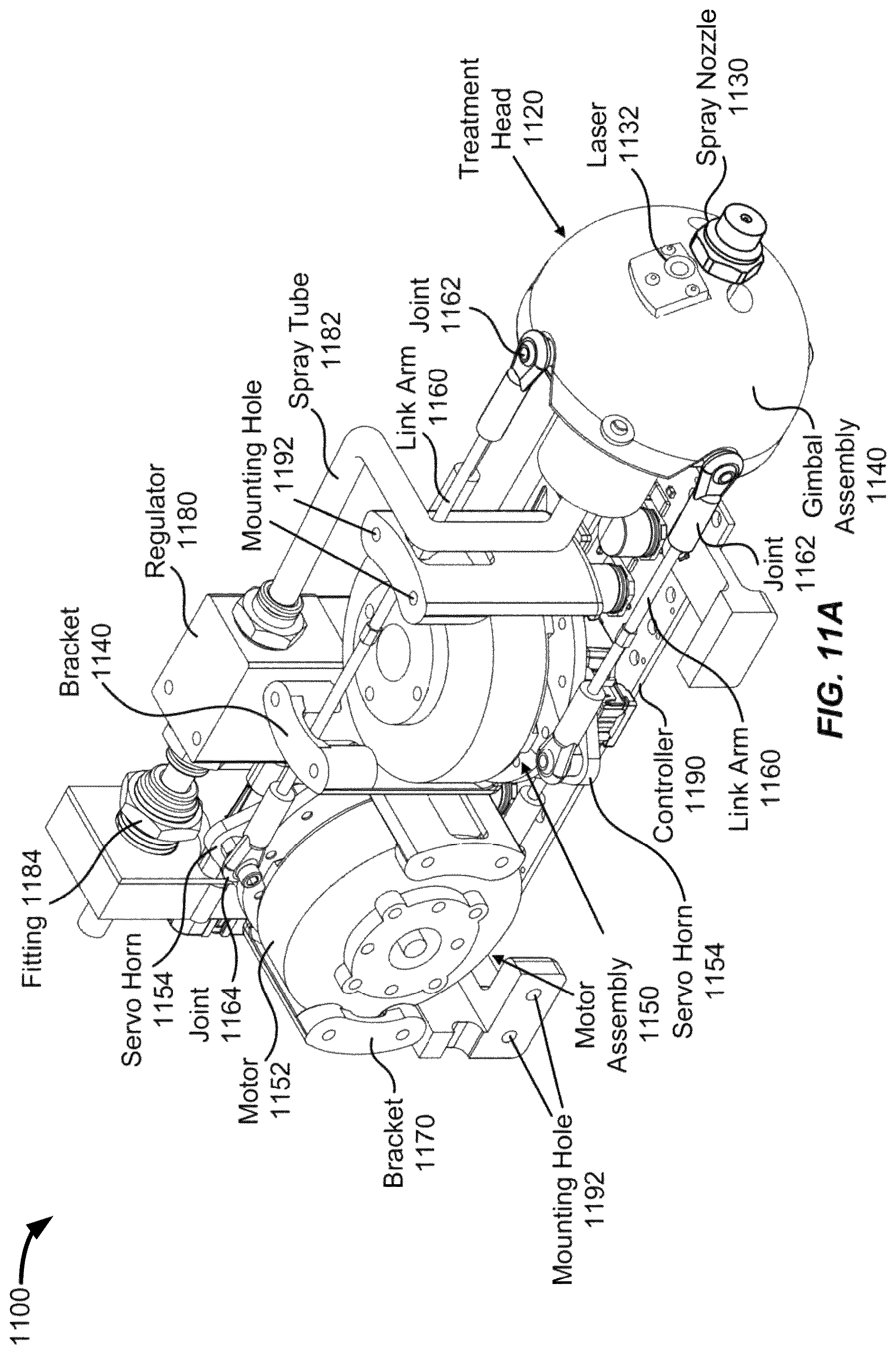Patent US12472524 Figure 19 – Fluid spraying system for targeting small objects
