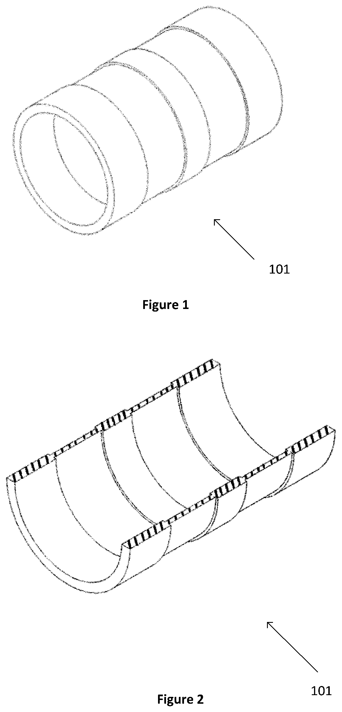 Patent US12472525 Figure 1 – Stepped cylindrical piezoelectric transducer