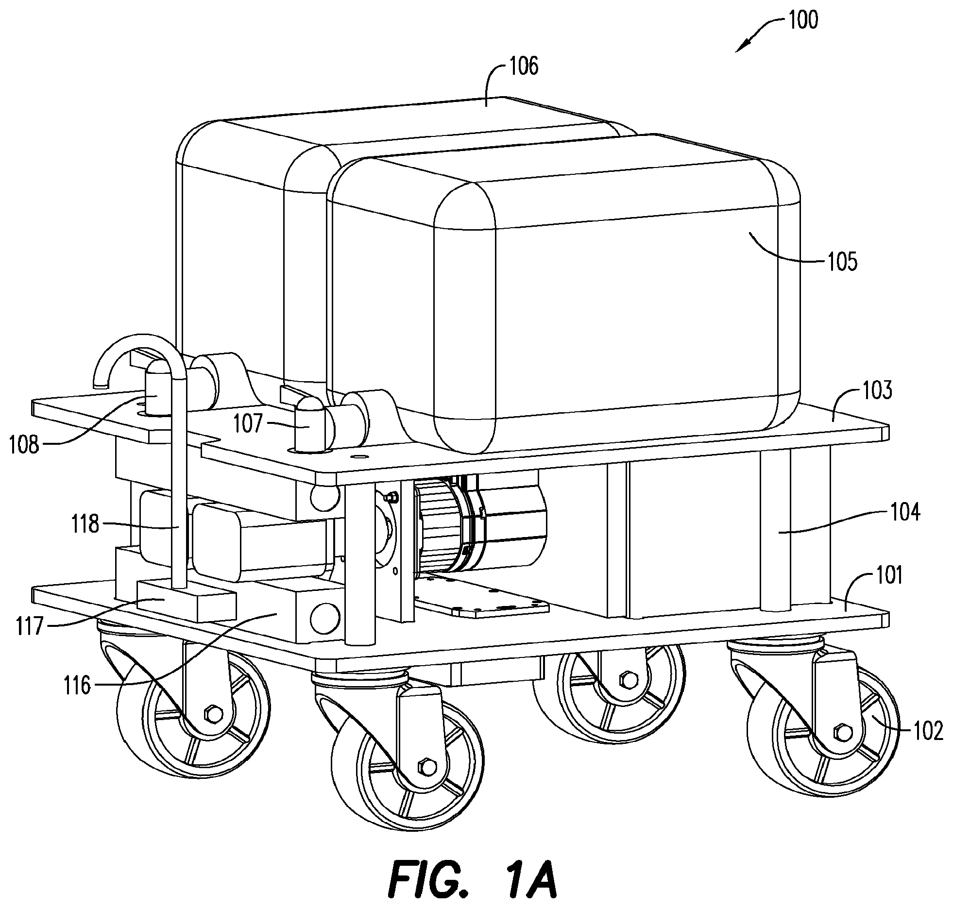 Patent US12472530 Figure 1 – Automated two-component resin mixing and dispensing system