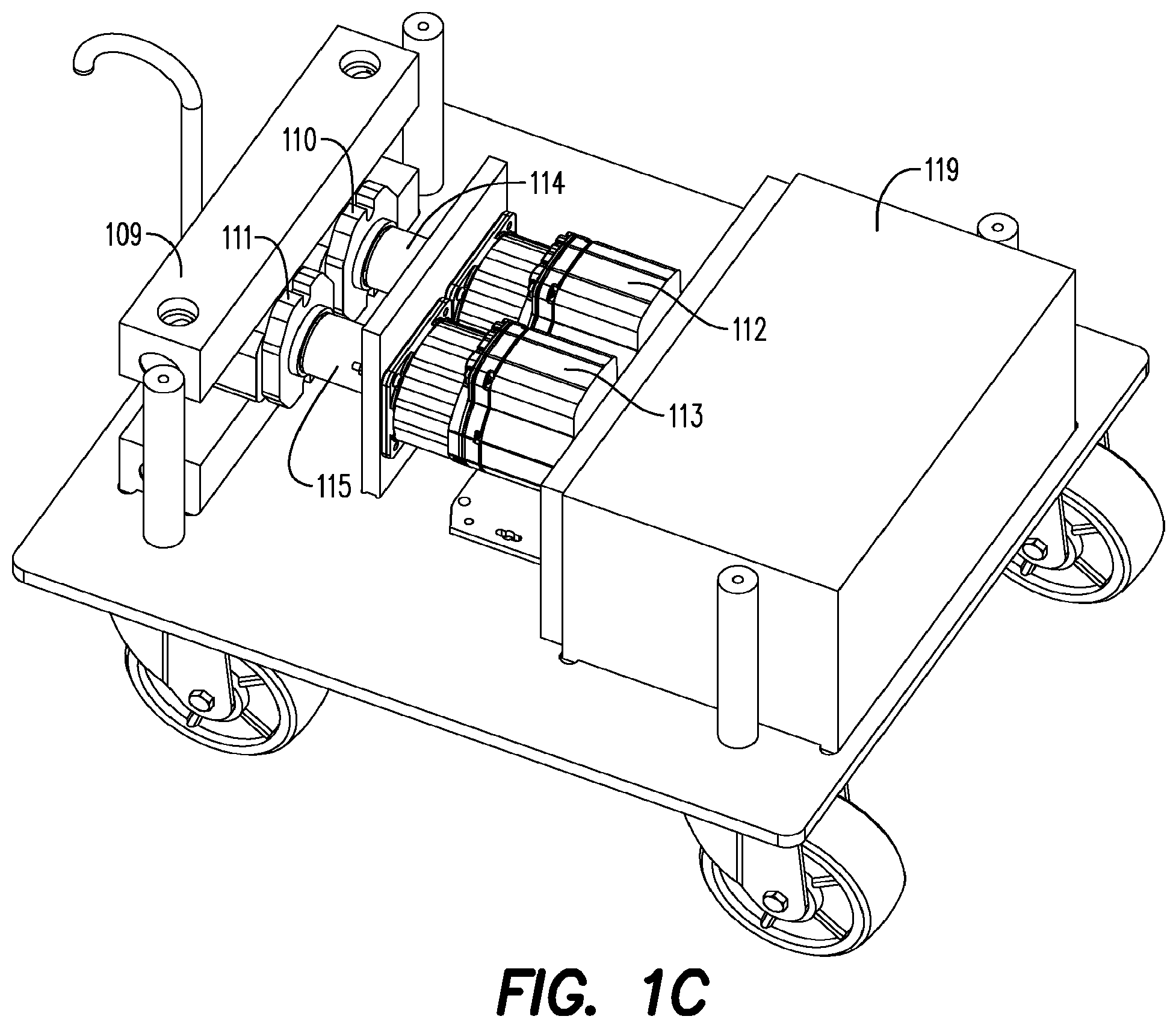 Patent US12472530 Figure 3 – Automated two-component resin mixing and dispensing system