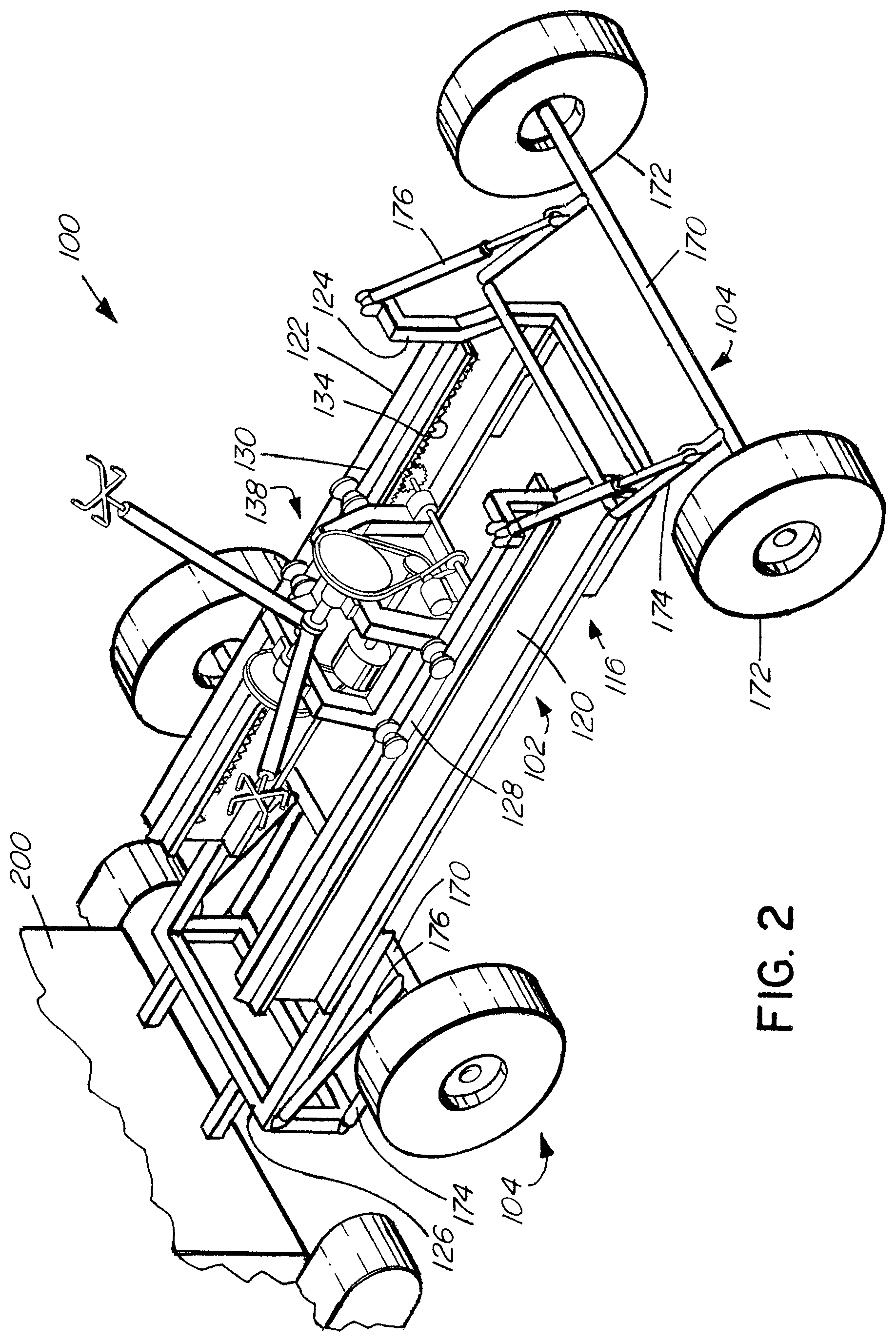 Patent US12472535 Figure 2 – Tractor towed indexing system
