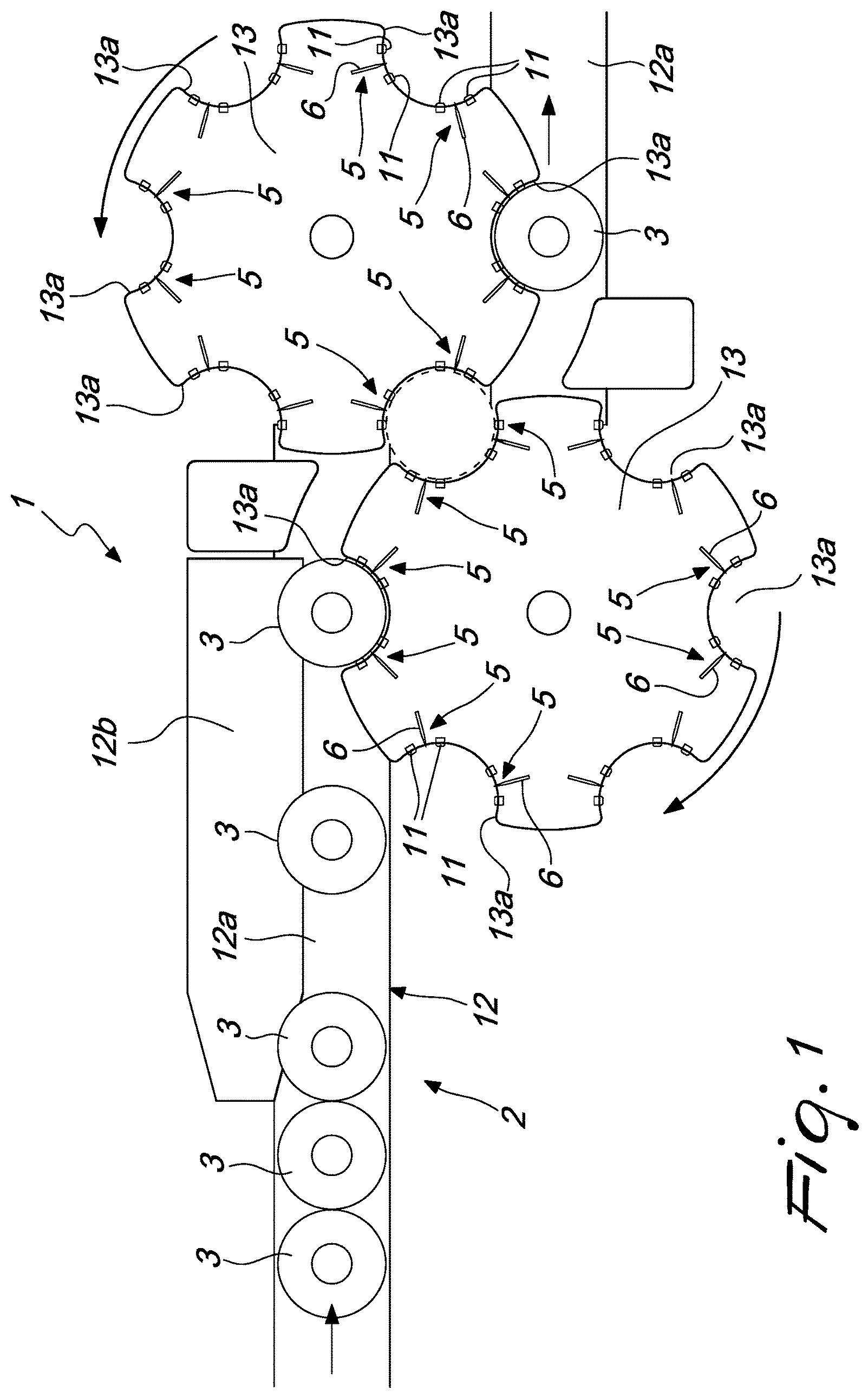 Patent US12472540 Figure 1 – Apparatus and method for removing labels from reusable containers
