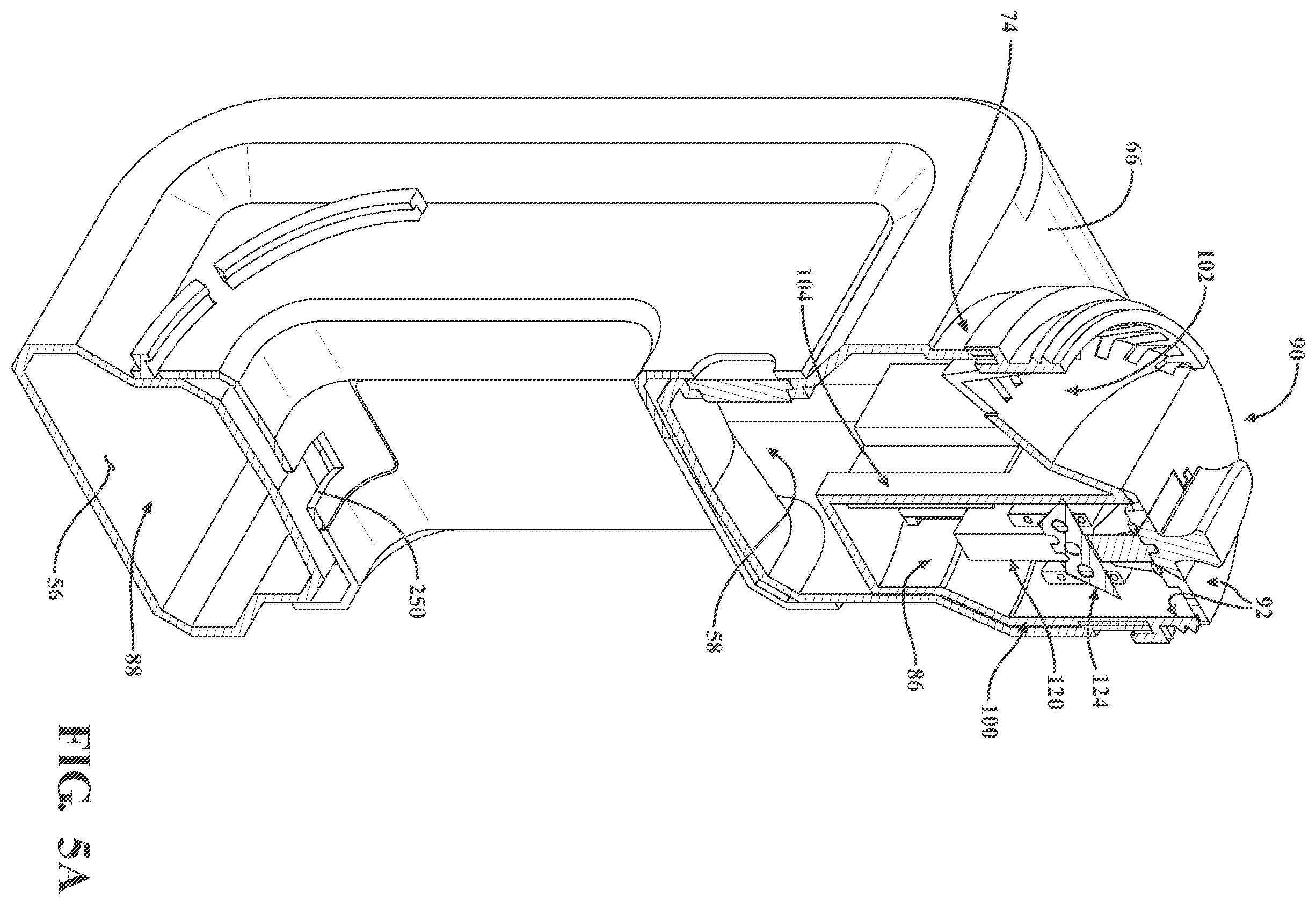 Patent US12472543 Figure 5 – Waste disposal system and waste receiver for receiving and disposing of pharmaceutical waste material