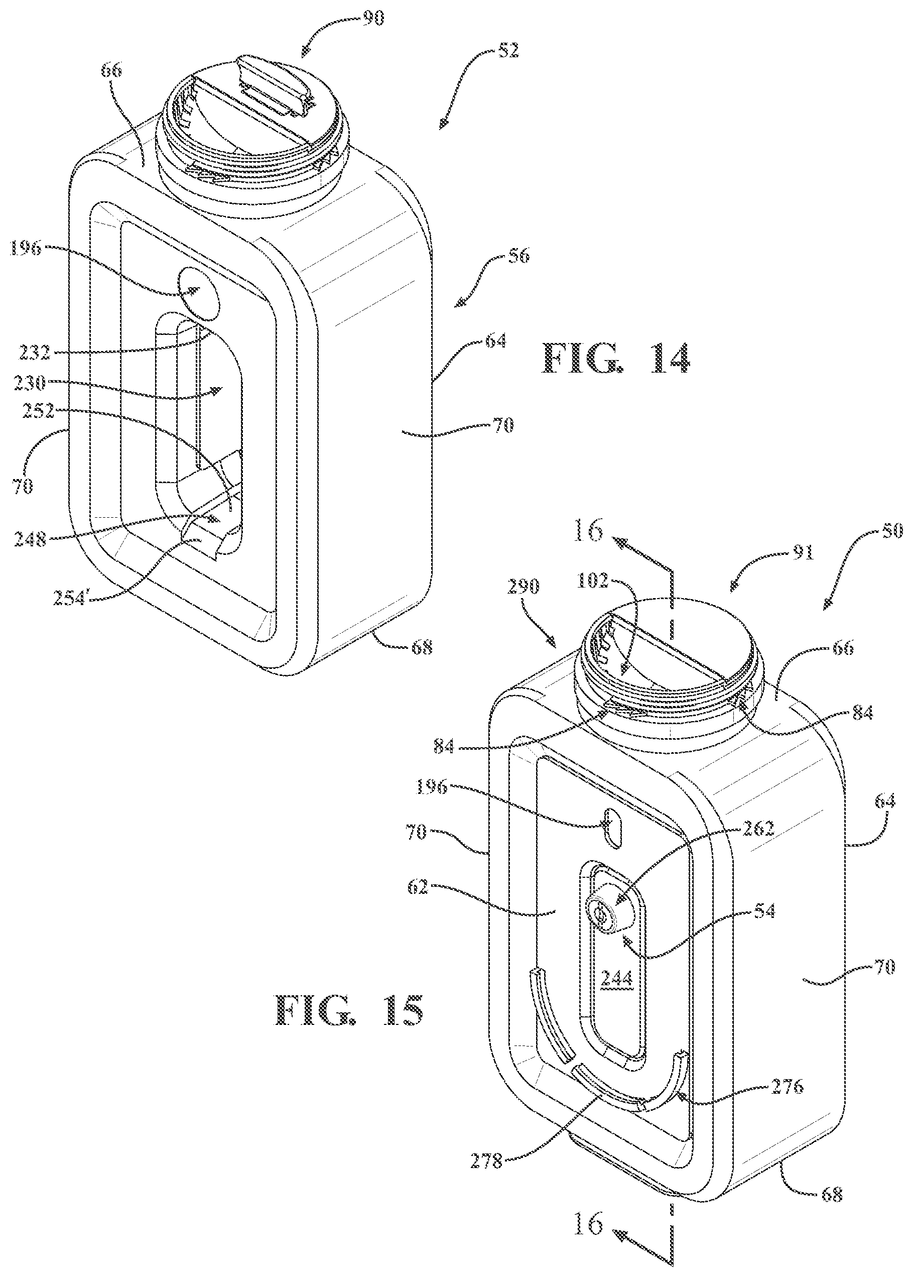 Patent US12472543 Figure 14 – Waste disposal system and waste receiver for receiving and disposing of pharmaceutical waste material
