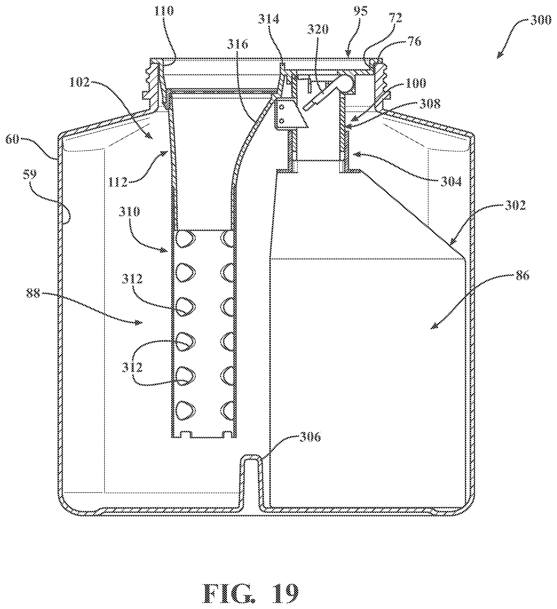 Patent US12472543 Figure 18 – Waste disposal system and waste receiver for receiving and disposing of pharmaceutical waste material