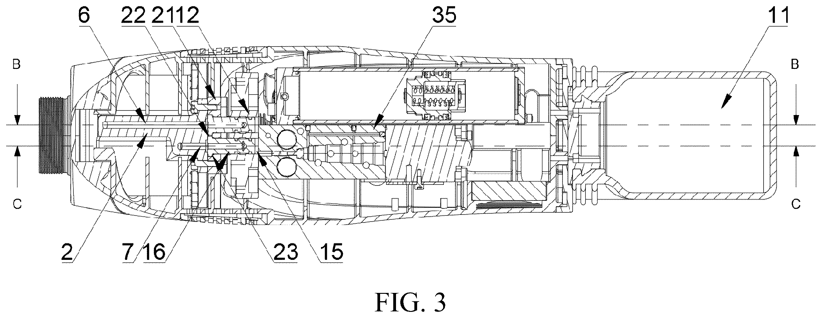 Patent US12472552 Figure 3 – Electro-hydraulic riveting tool