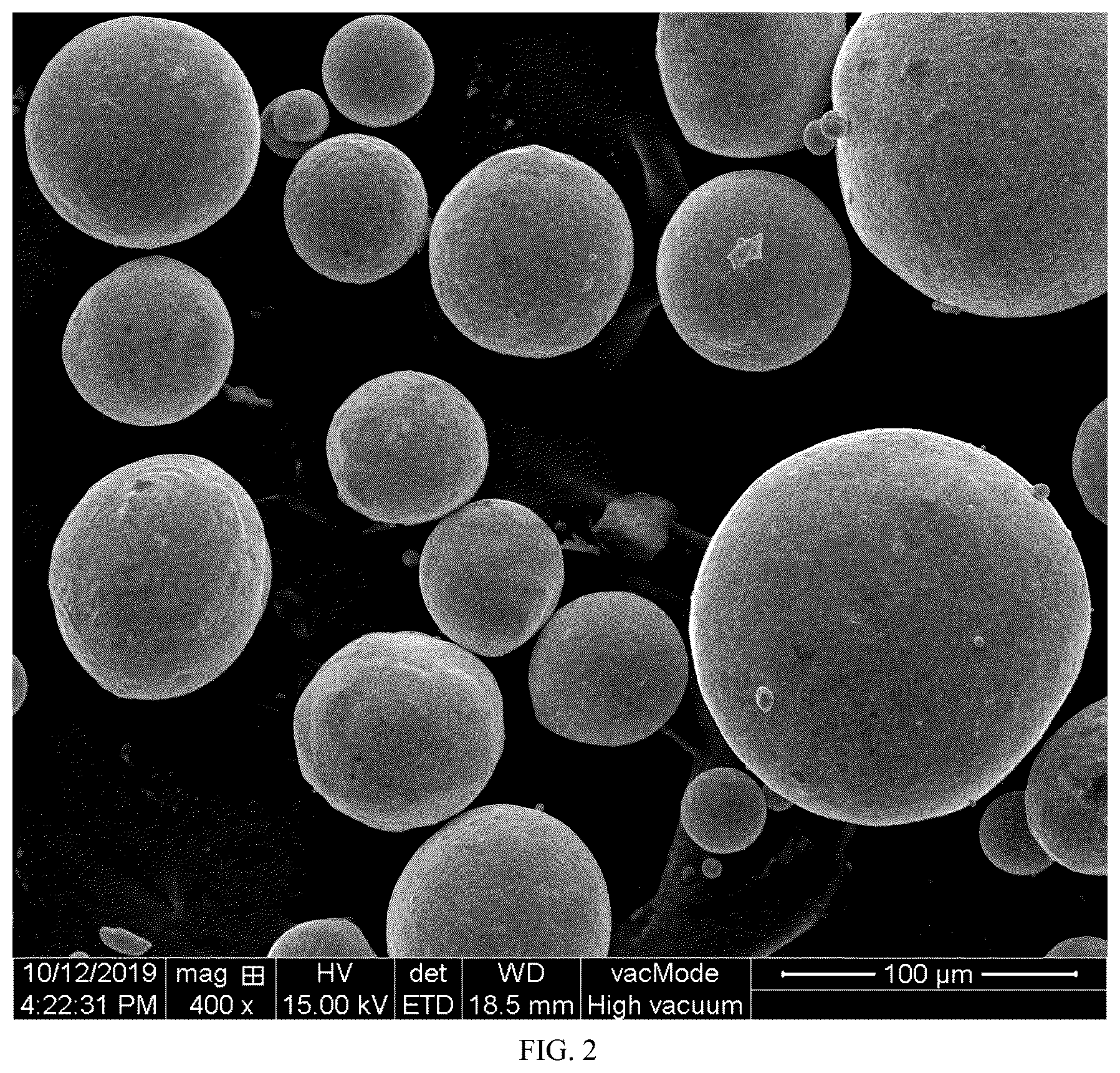 Patent US12472554 Figure 2 – Spherical powder and preparation method therefor