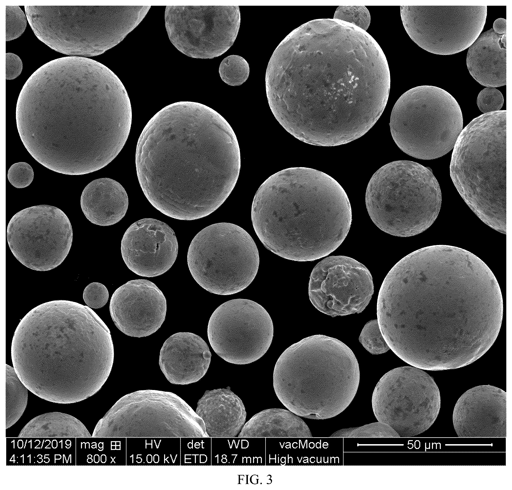 Patent US12472554 Figure 3 – Spherical powder and preparation method therefor