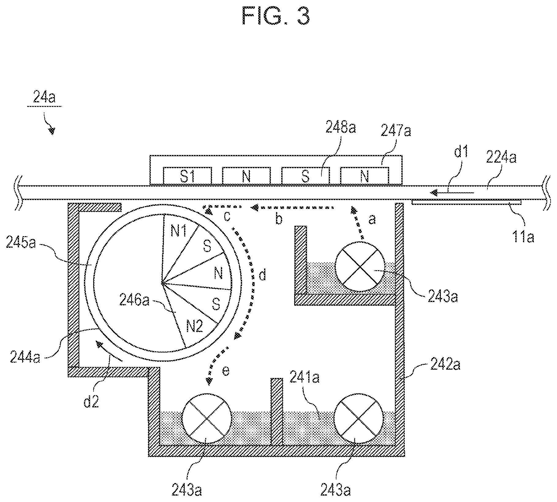 Patent US12472555 Figure 3 – Method for manufacturing material layer, method for manufacturing three-dimensional object, material-layer-forming apparatus, and additive manufacturing system