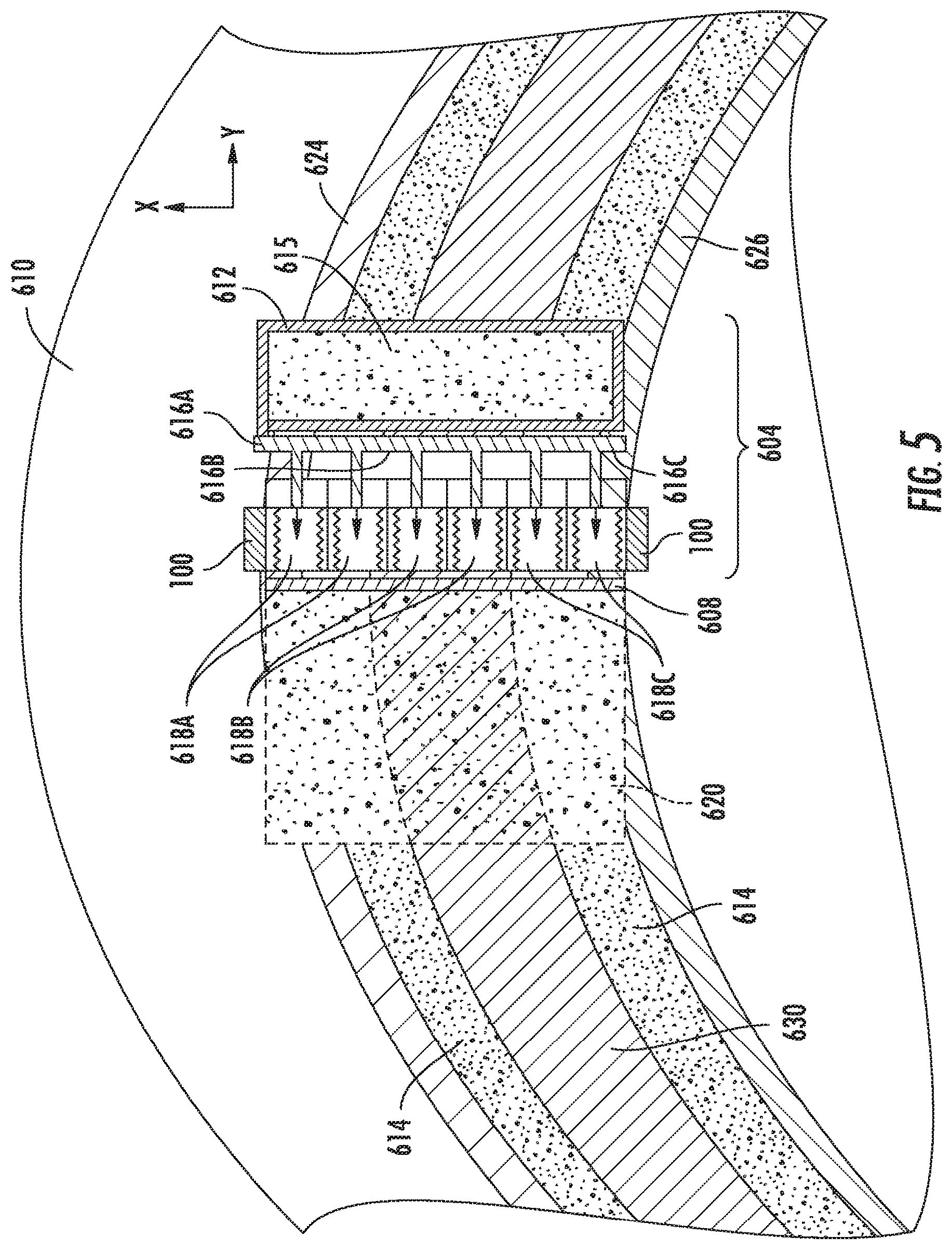 Patent US12472556 Figure 5 – Apparatus and method for angular and rotational additive manufacturing