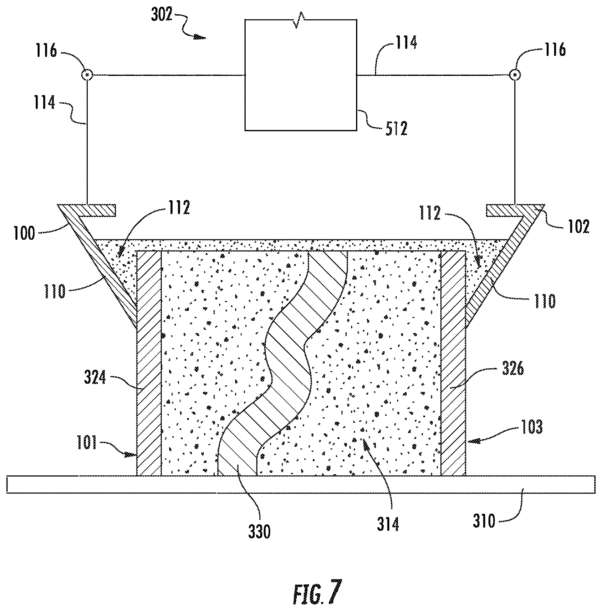 Patent US12472556 Figure 7 – Apparatus and method for angular and rotational additive manufacturing