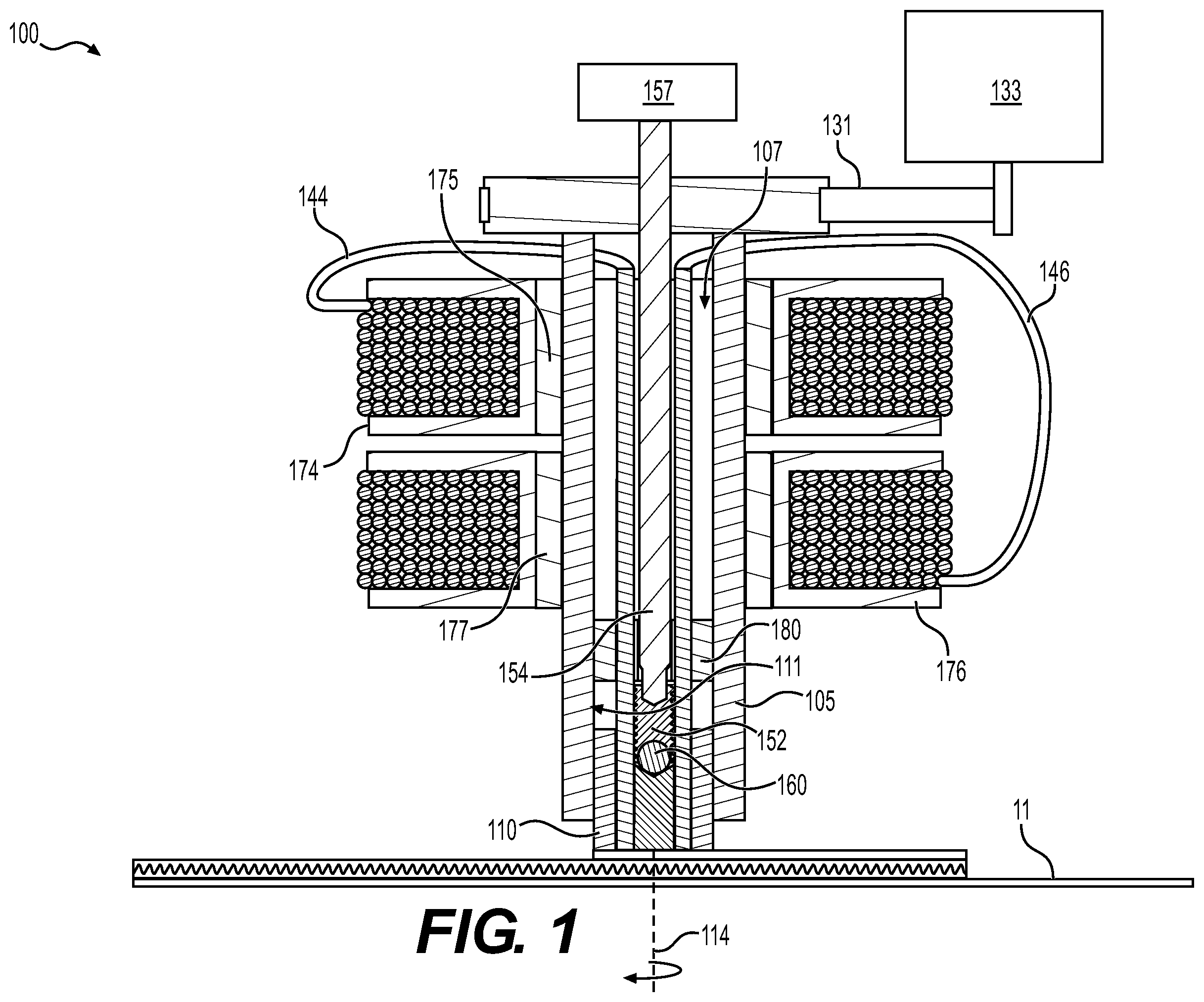 Patent US12472562 Figure 1 – Friction based additive manufacturing systems and methods