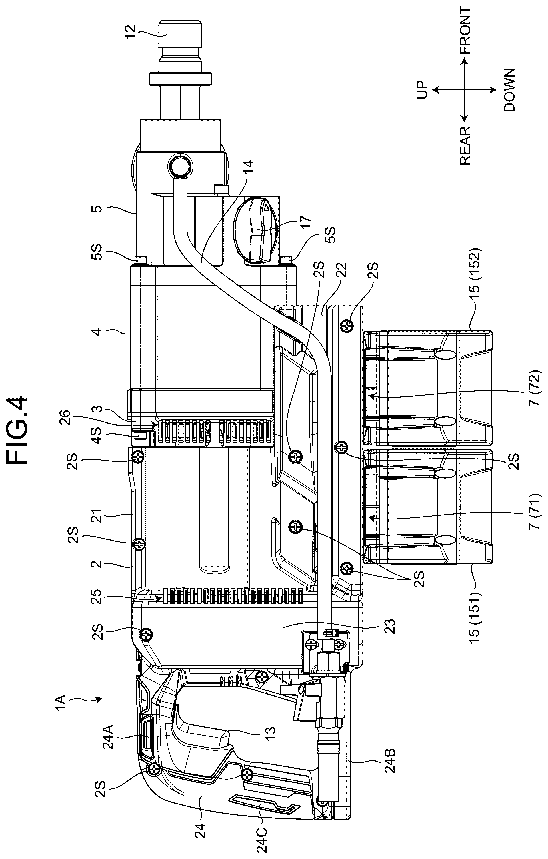 Patent US12472564 Figure 4 – Core drill