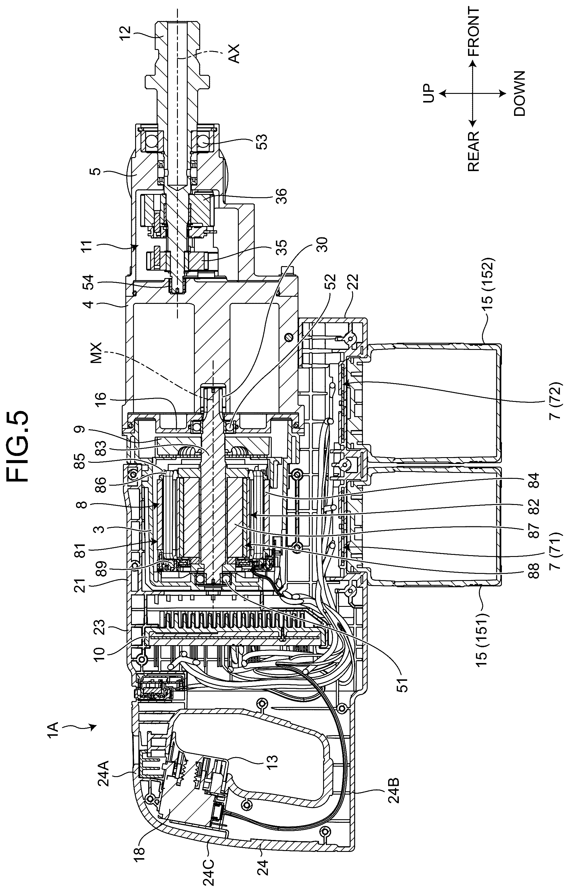 Patent US12472564 Figure 5 – Core drill